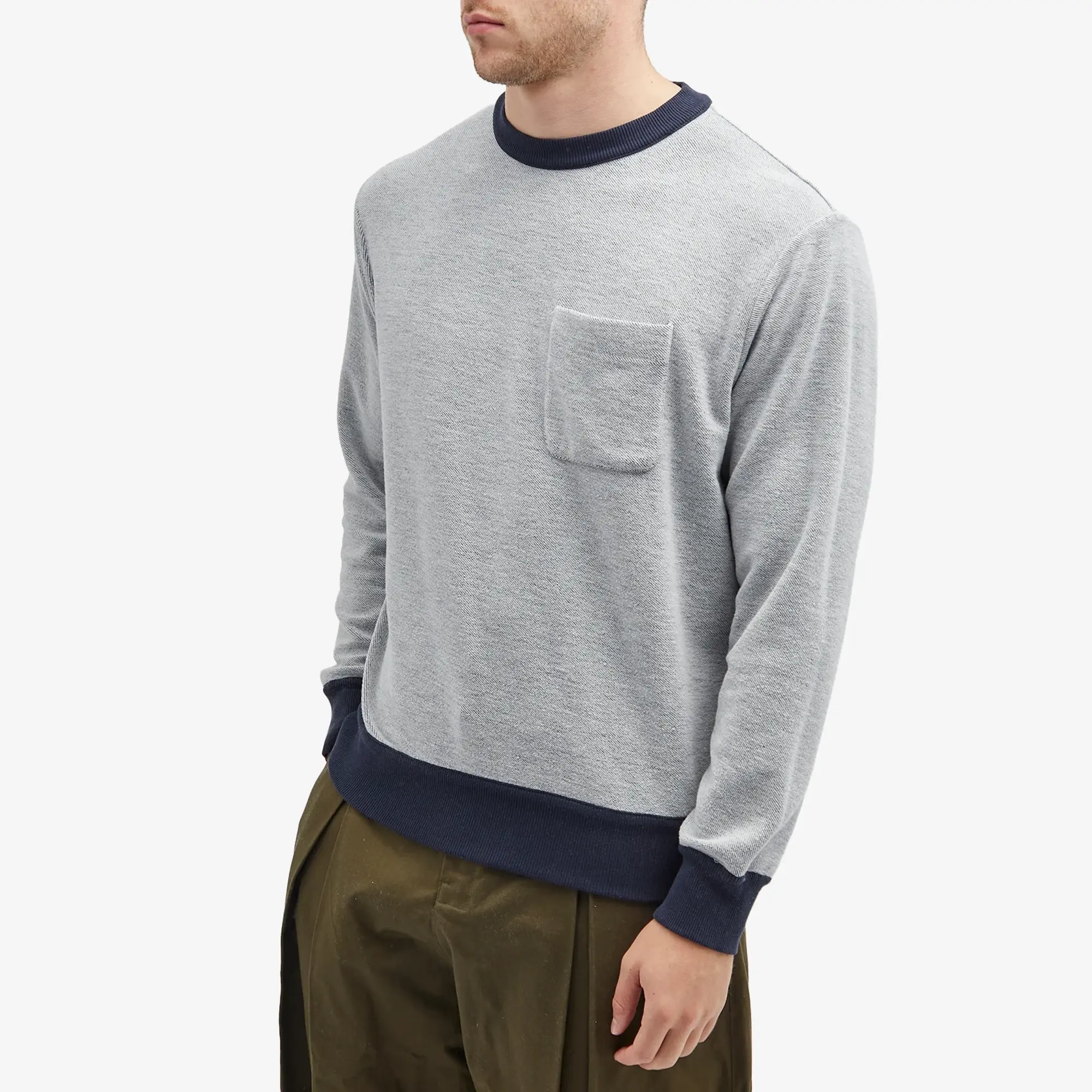 Oliver Spencer Men's Reversible Swesatshirt Midnight