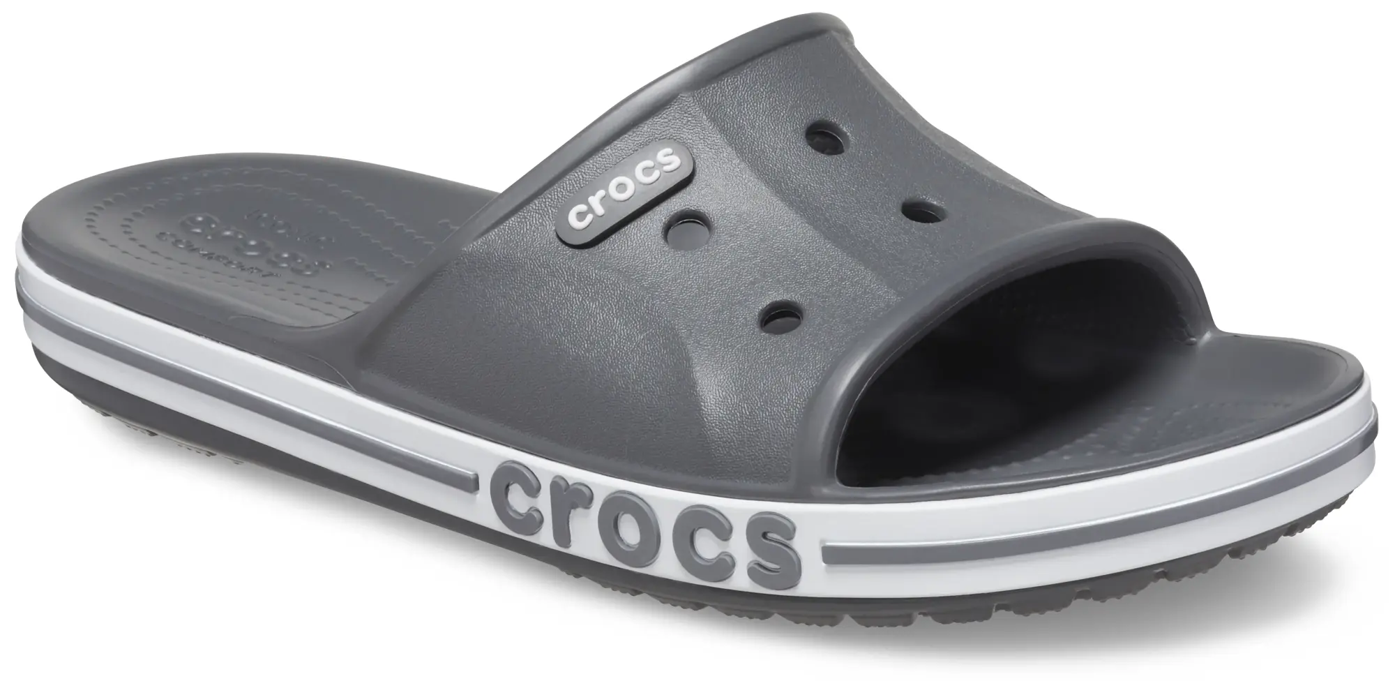 Crocs | Unisex | Bayaband | Slides | Slate Grey | W7/M6