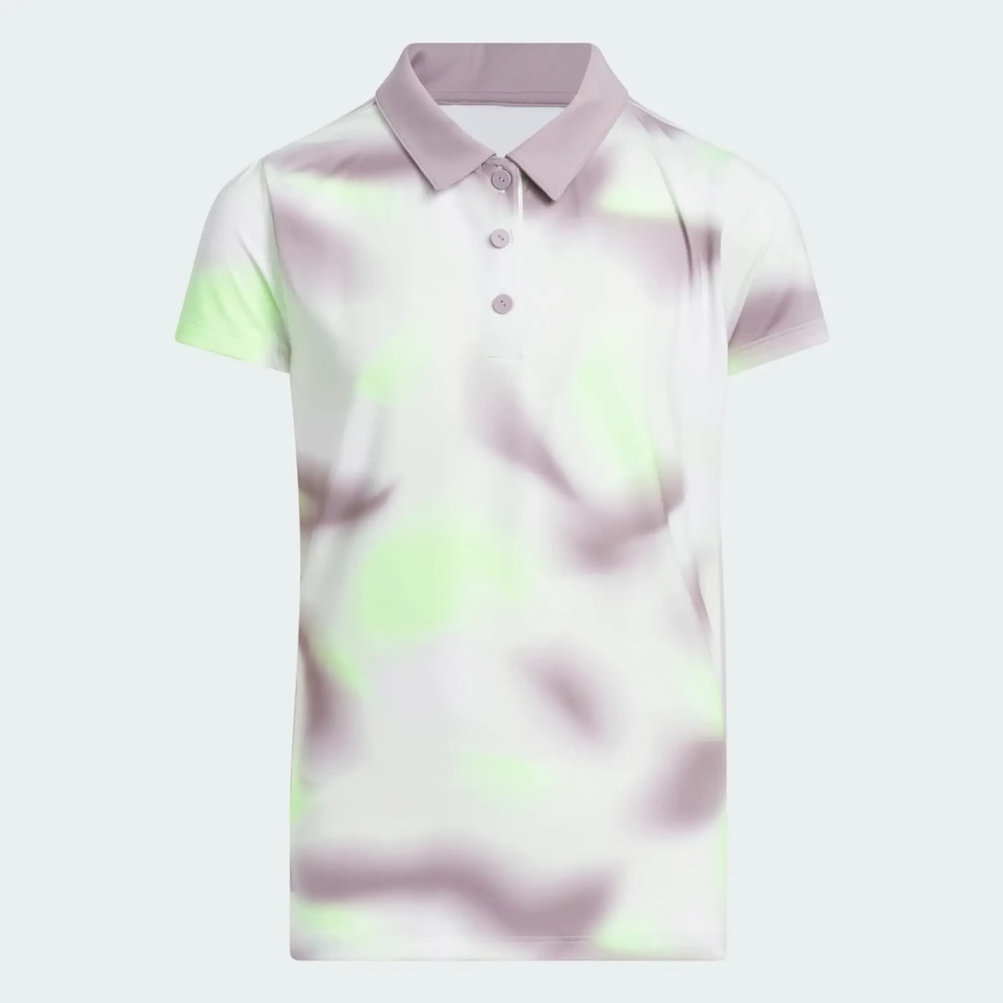 adidas Girls' Allover Print Polo Shirt