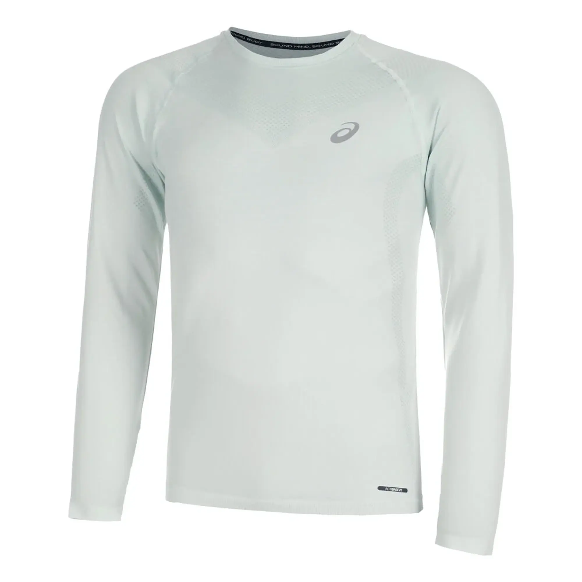 ASICS Seamless Running Shirt Men - Sage, Cream