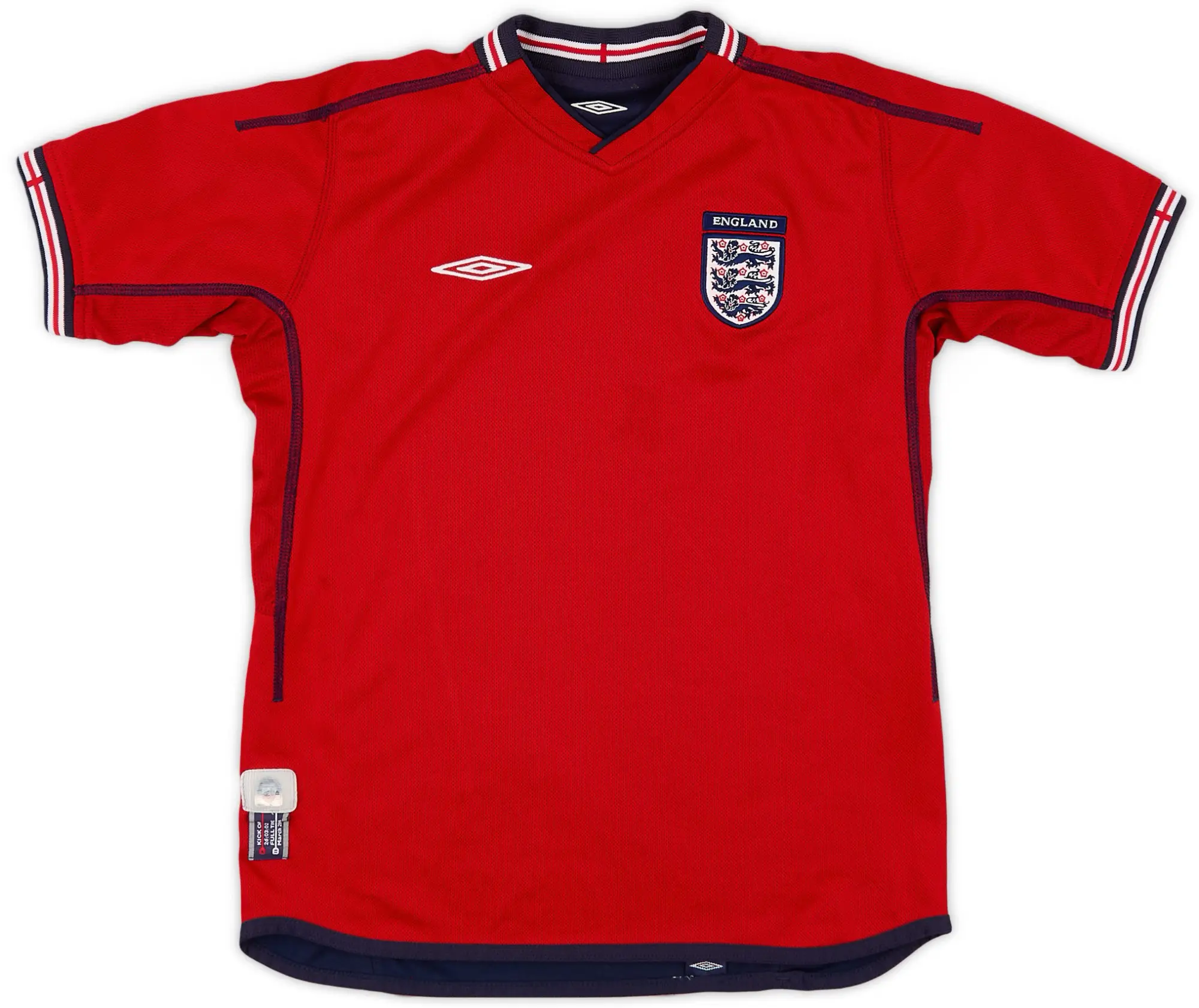 Umbro 2002-04 England Away Shirt - 8/10 - (S.Boys)