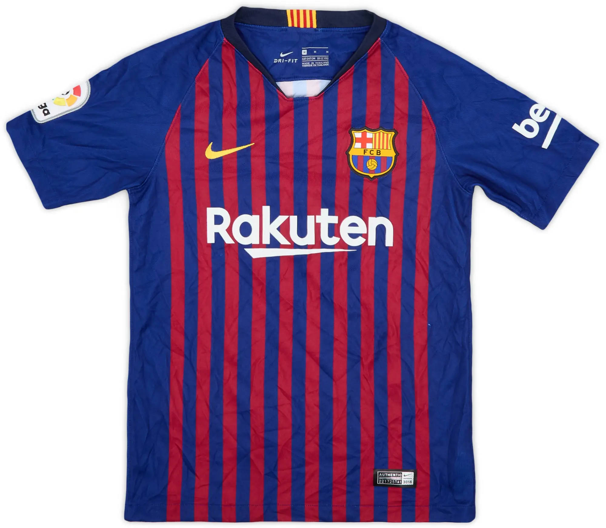 Nike 2018-19 Barcelona Home Shirt - 8/10 - (M.Boys)