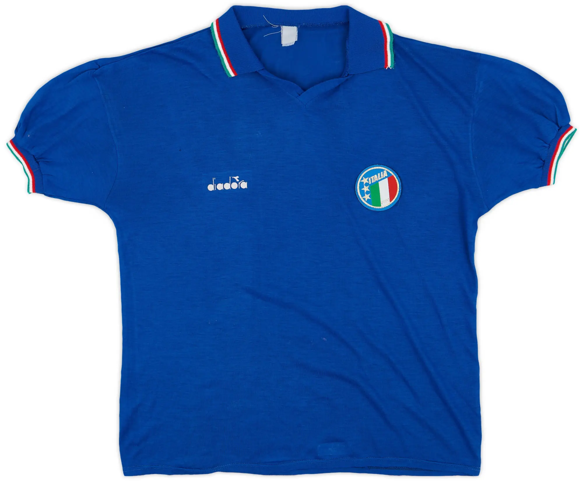 Diadora 1986-91 Italy Home Shirt - 5/10 - (L)
