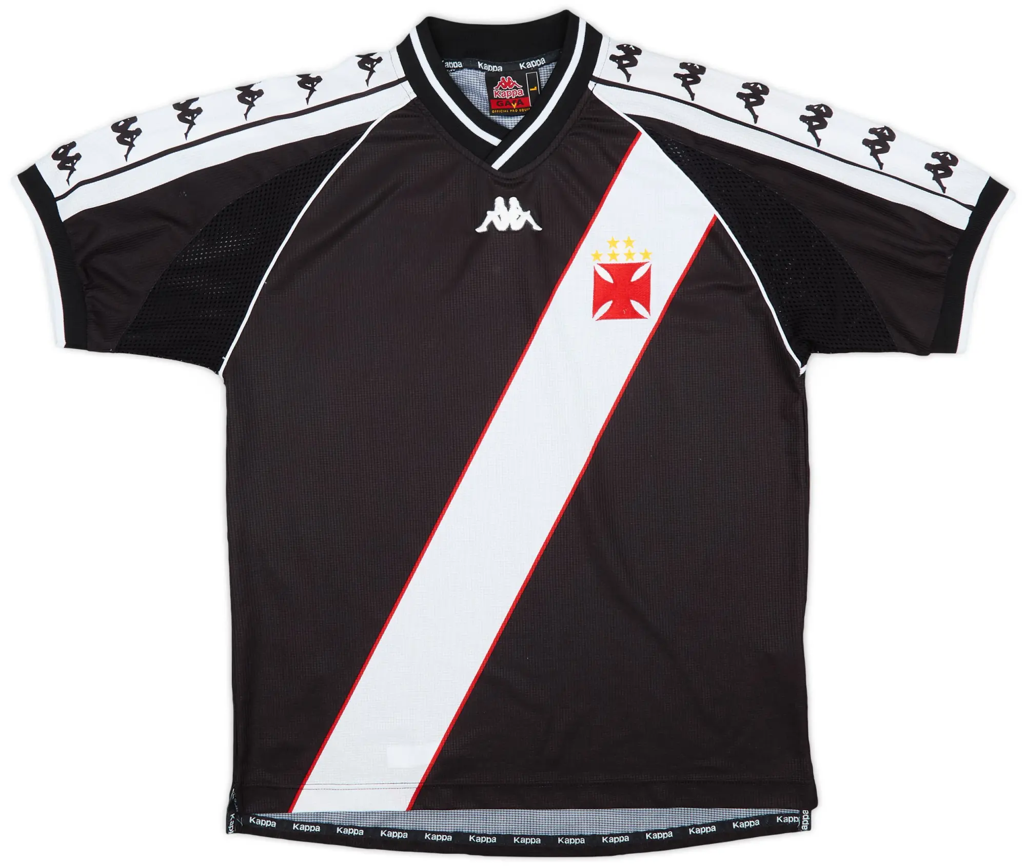 Kappa Vasco da Gama Mens SS Home Shirt 1999/00