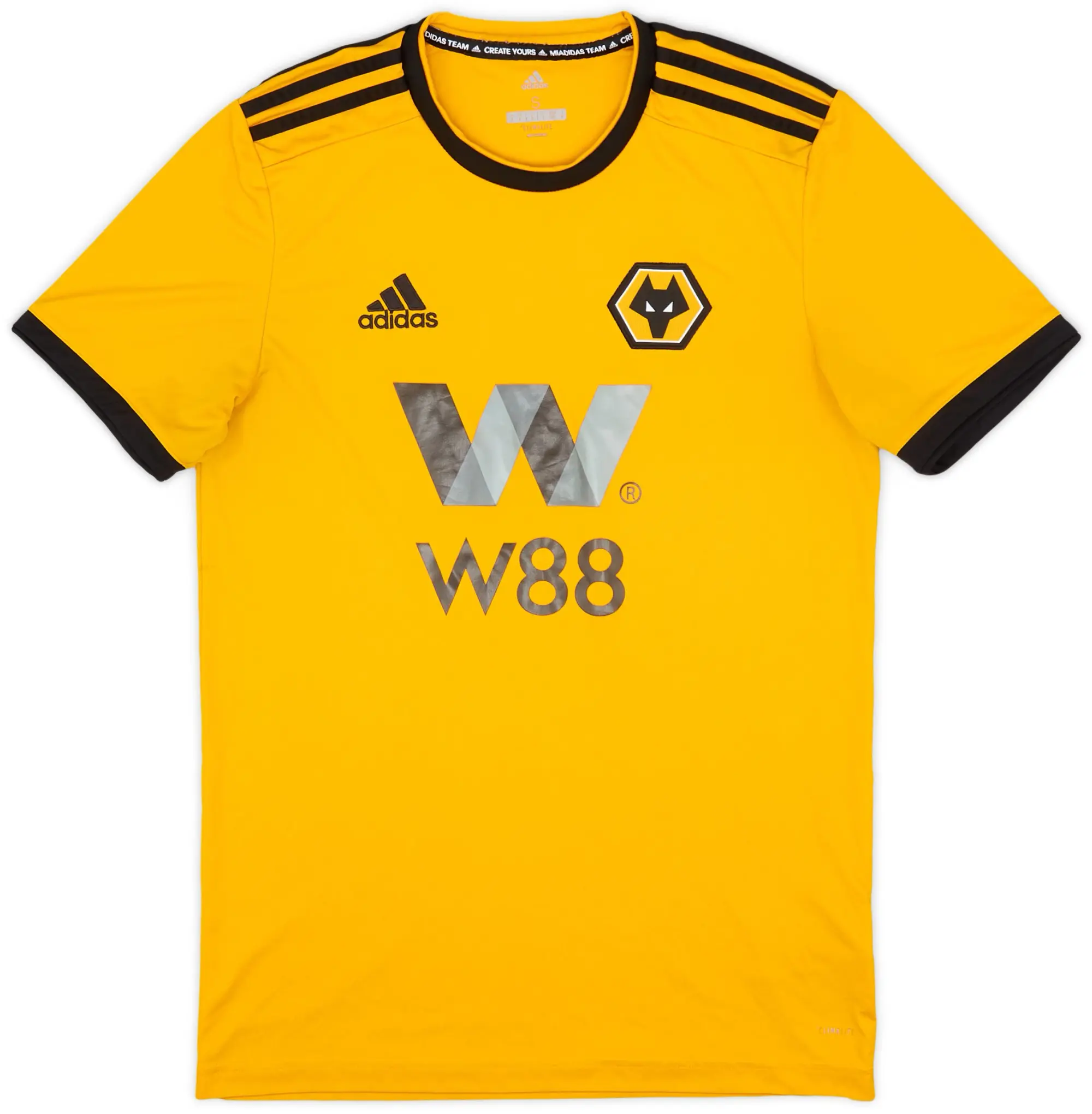 adidas 2018-19 Wolves Home Shirt - 7/10 - (S)