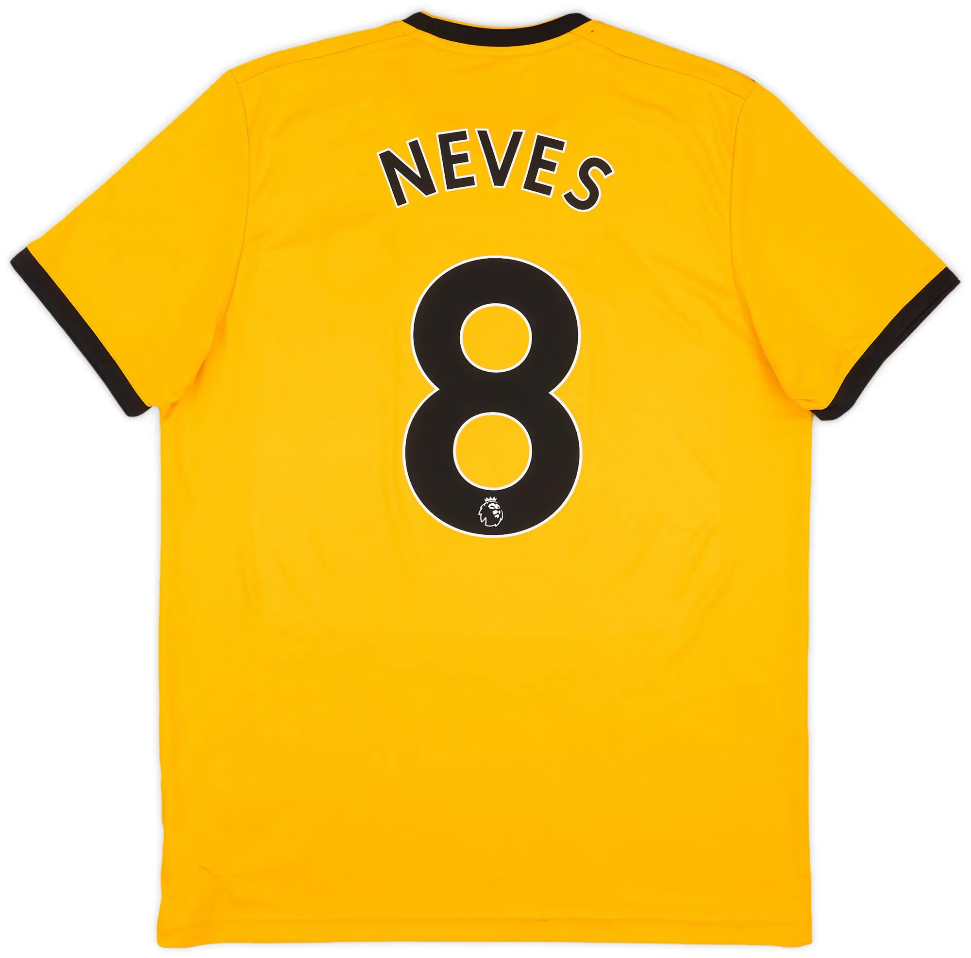 adidas 2018-19 Wolves Home Shirt Neves #8 - 8/10 - (L)