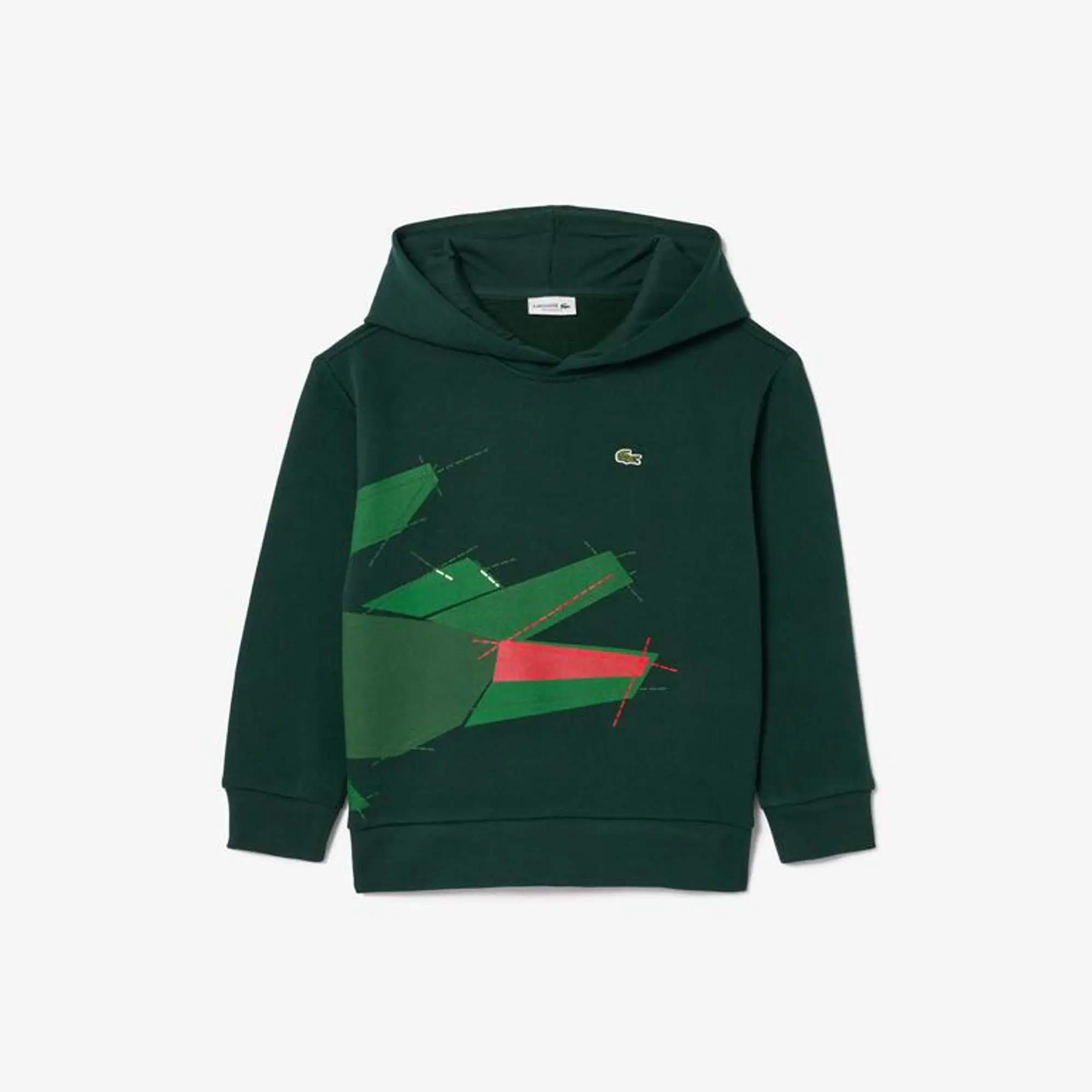 Lacoste Crocodile Graphic Hoodie - Sinople Green