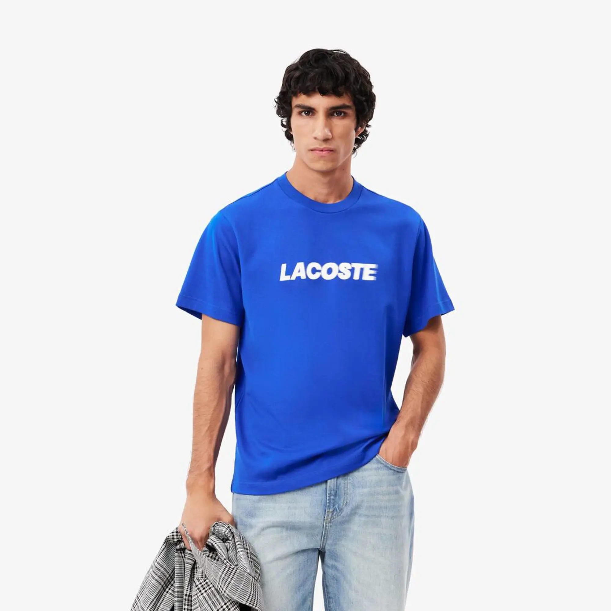 Lacoste Heavy Cotton Logo T-shirt - Lazuli Blue