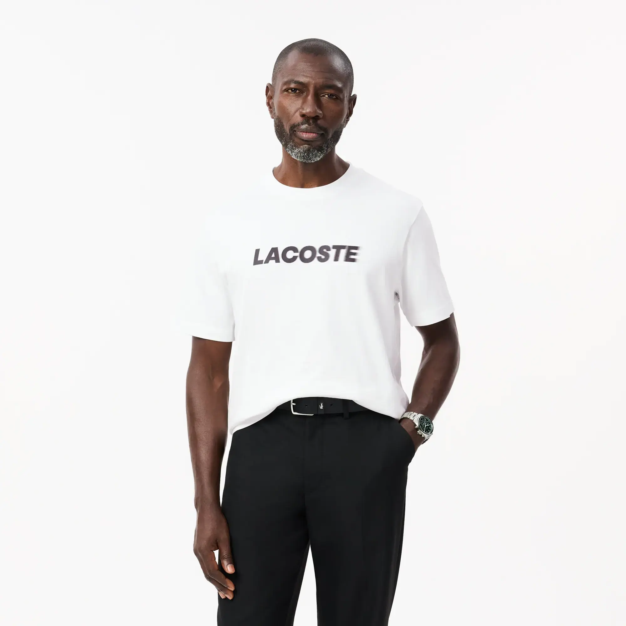 Lacoste Heavy Cotton Logo T-shirt - White