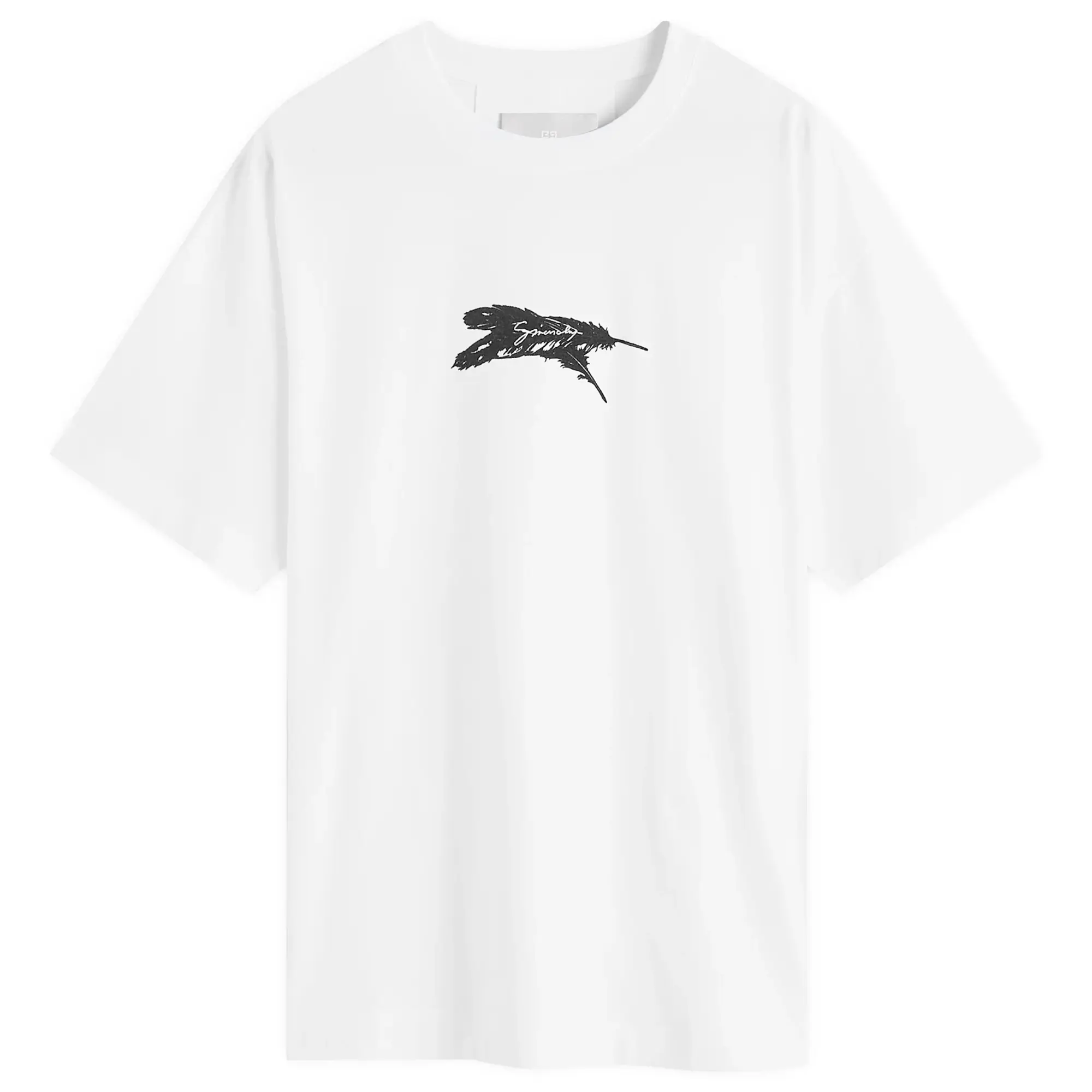 Givenchy Men's Feather Logo T-Shirt White