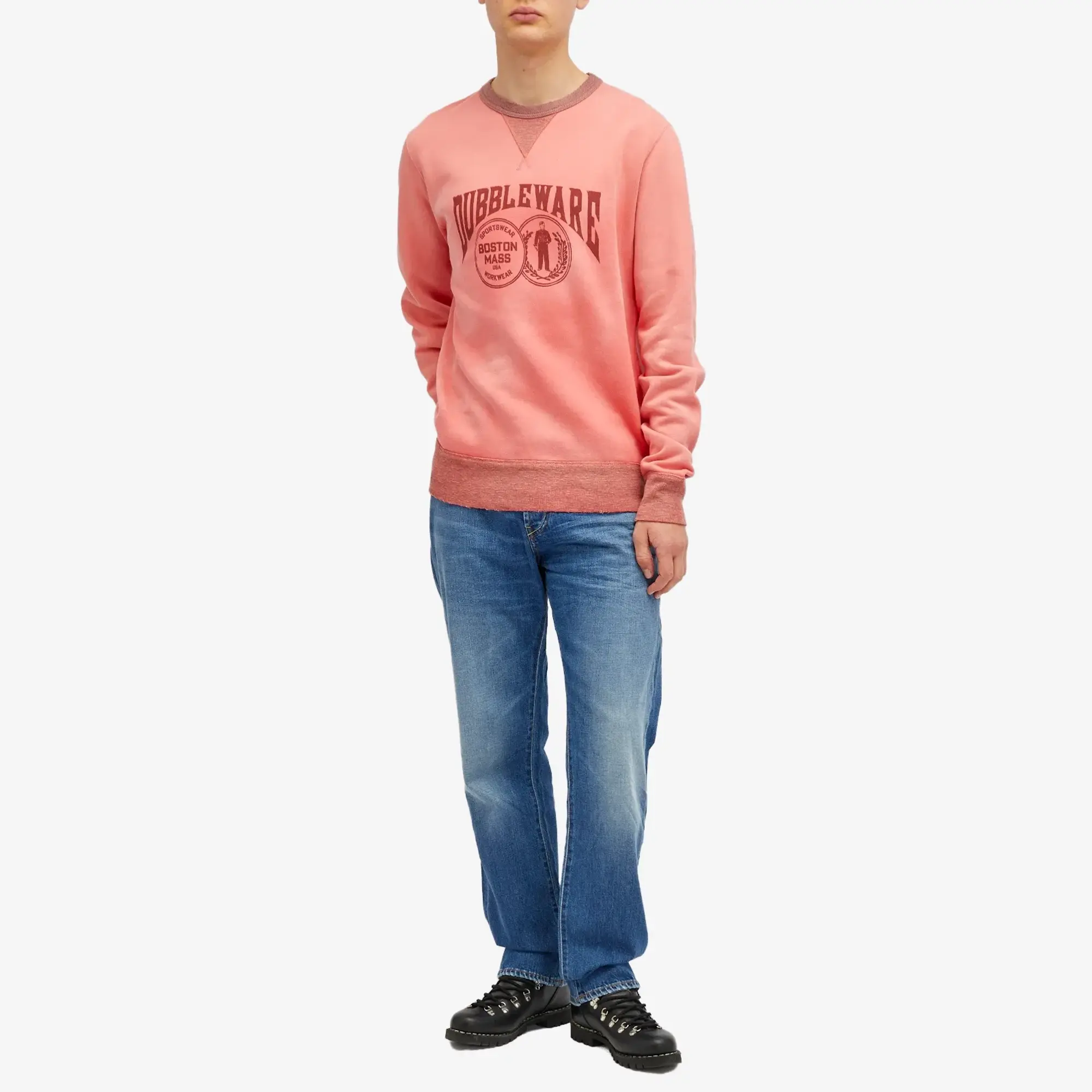 Dubbleware Men's Double Disc Sweatshirt Vintage Red