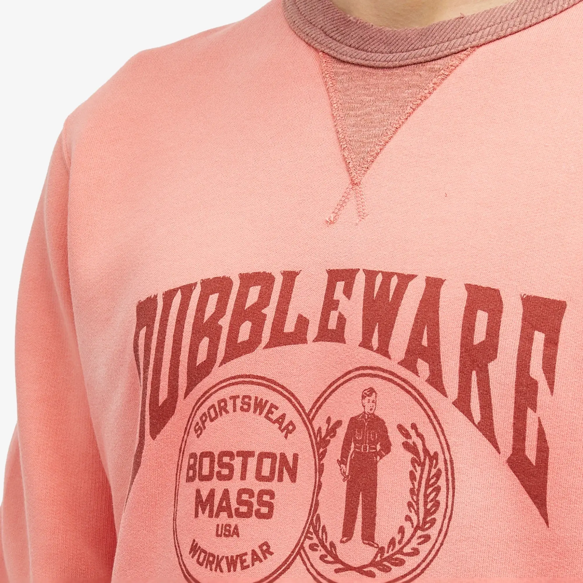 Dubbleware Men's Double Disc Sweatshirt Vintage Red