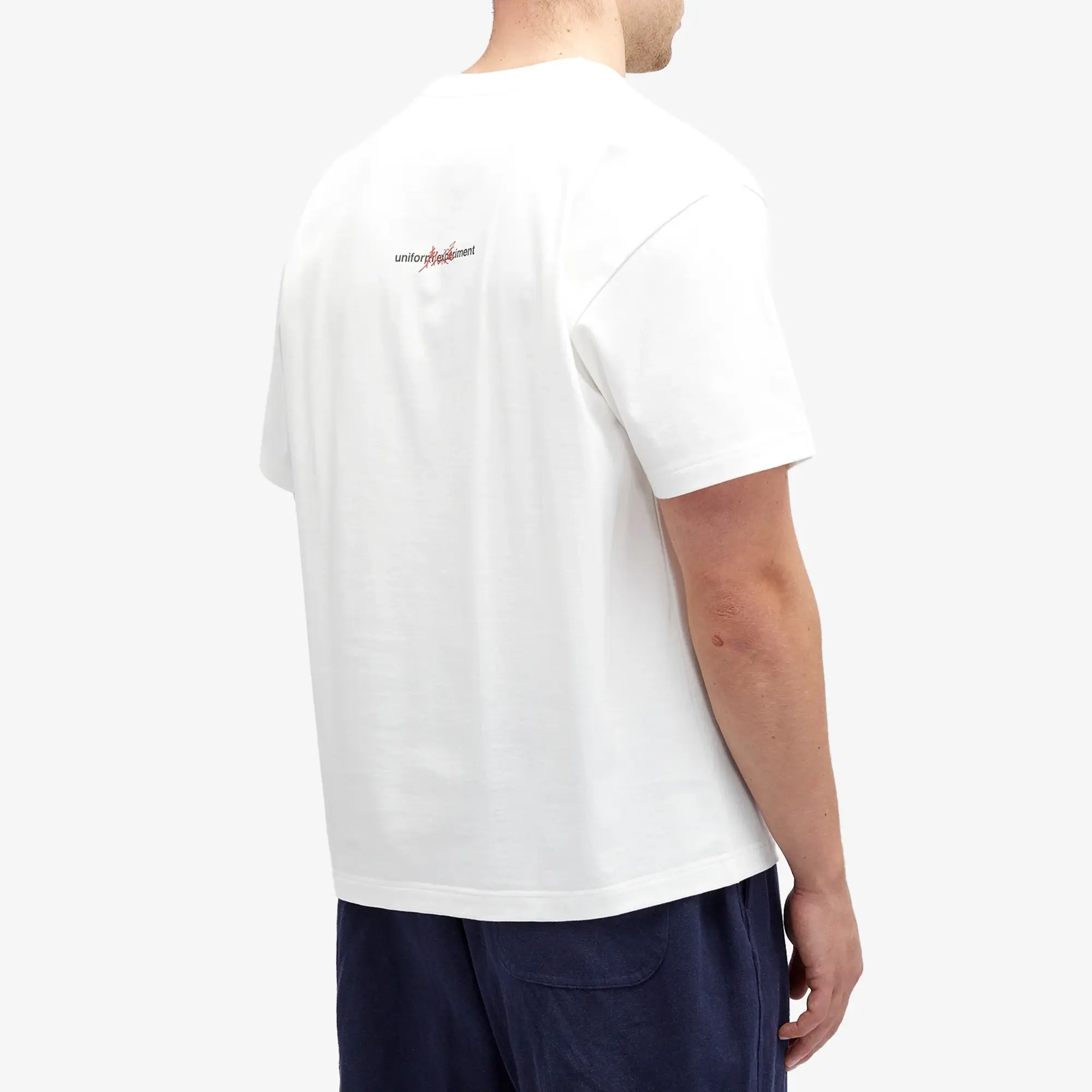 Uniform Experiment Men's x Daido Moriyama Split T-Shirt White