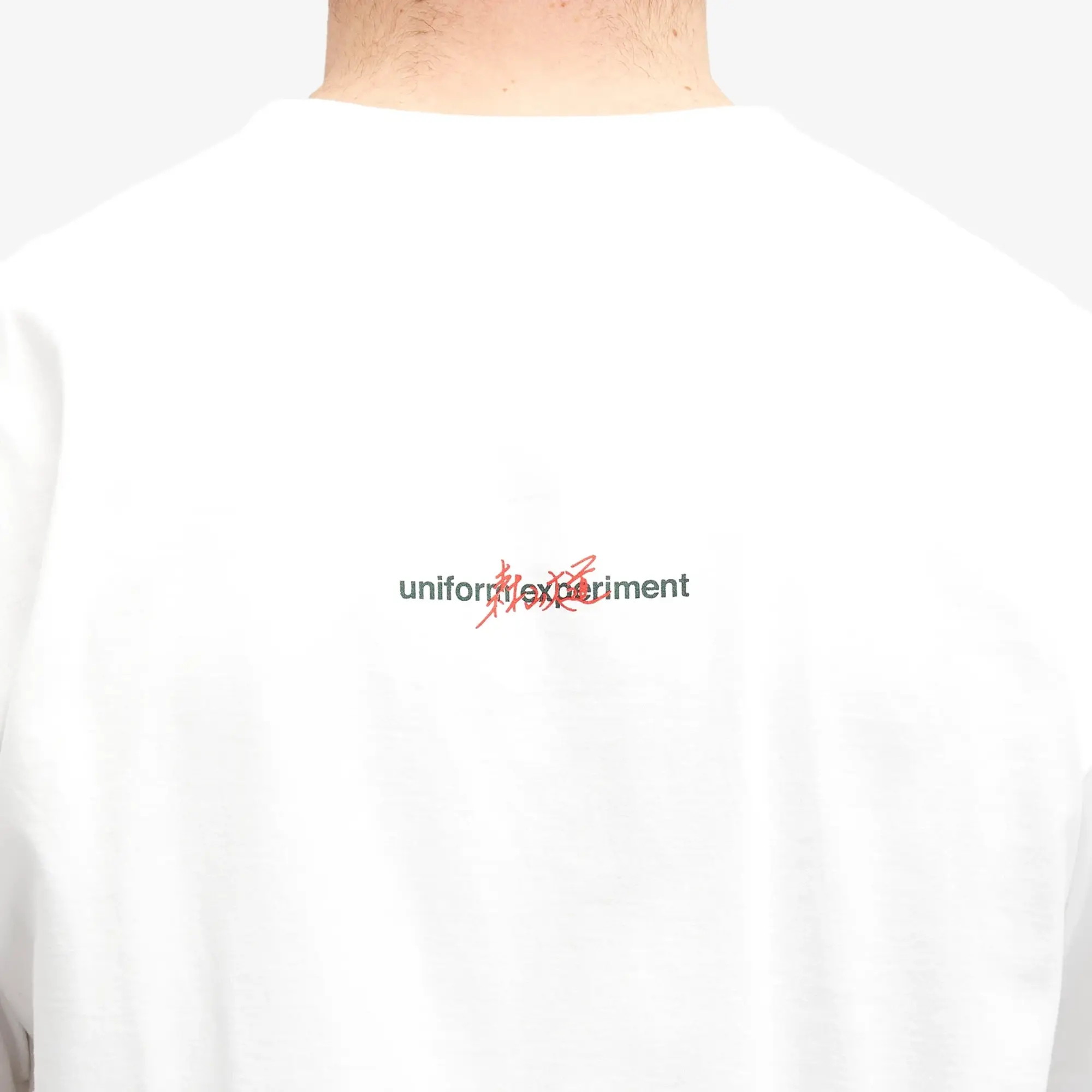 Uniform Experiment Men's x Daido Moriyama Split T-Shirt White