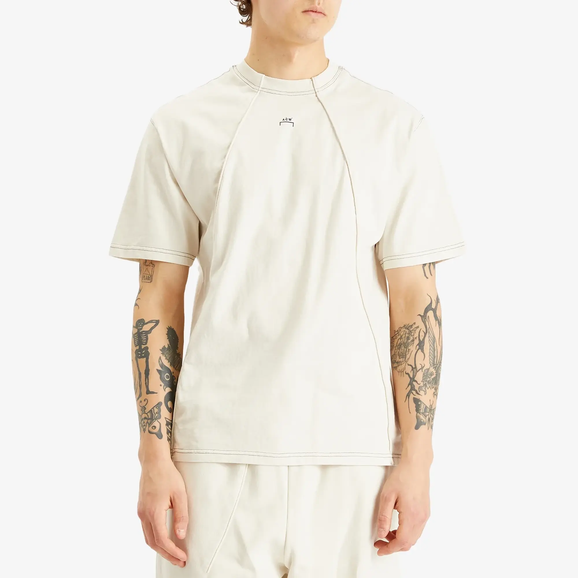 A-COLD-WALL* Men's Millbank T-Shirt Beige Bone