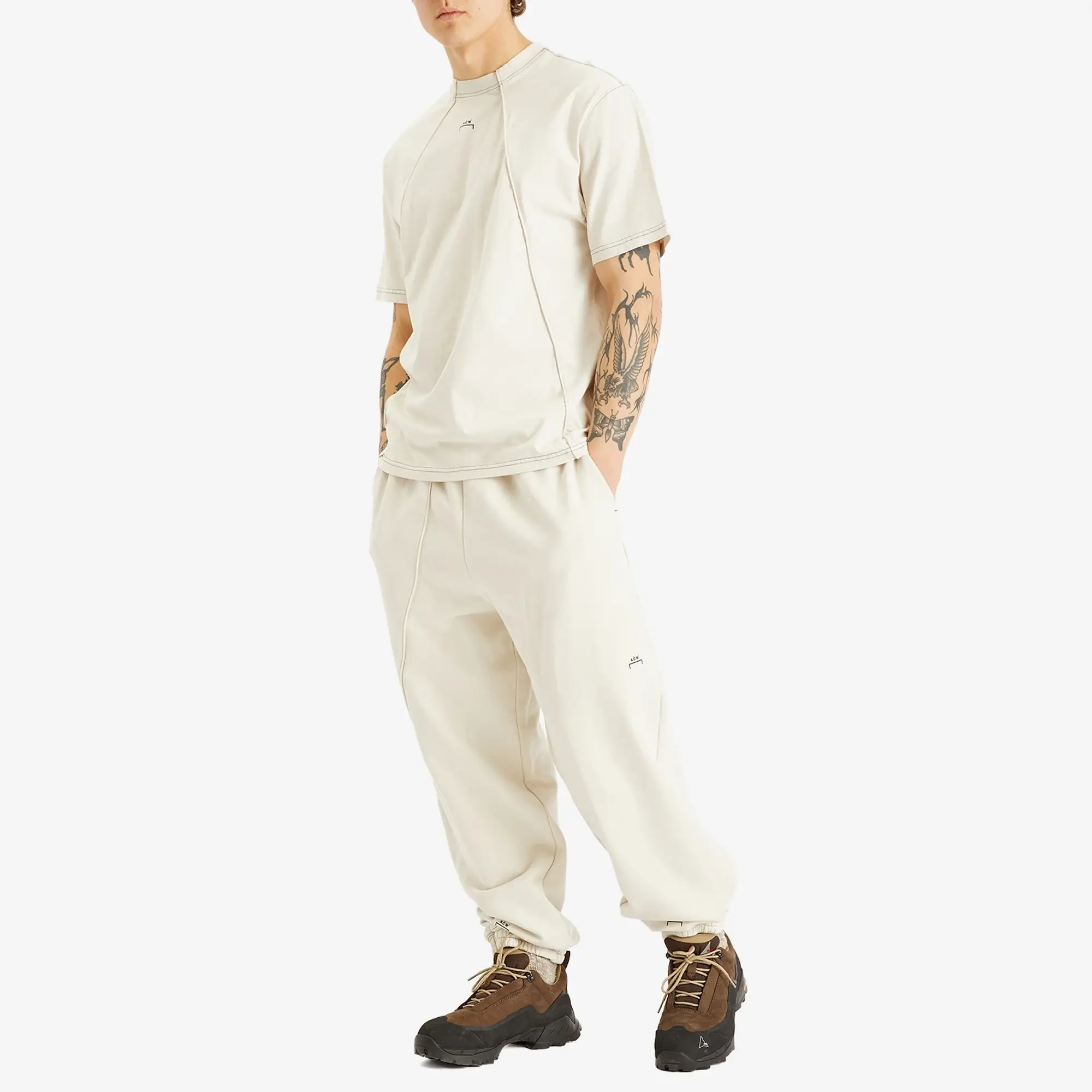 A-COLD-WALL* Men's Millbank T-Shirt Beige Bone