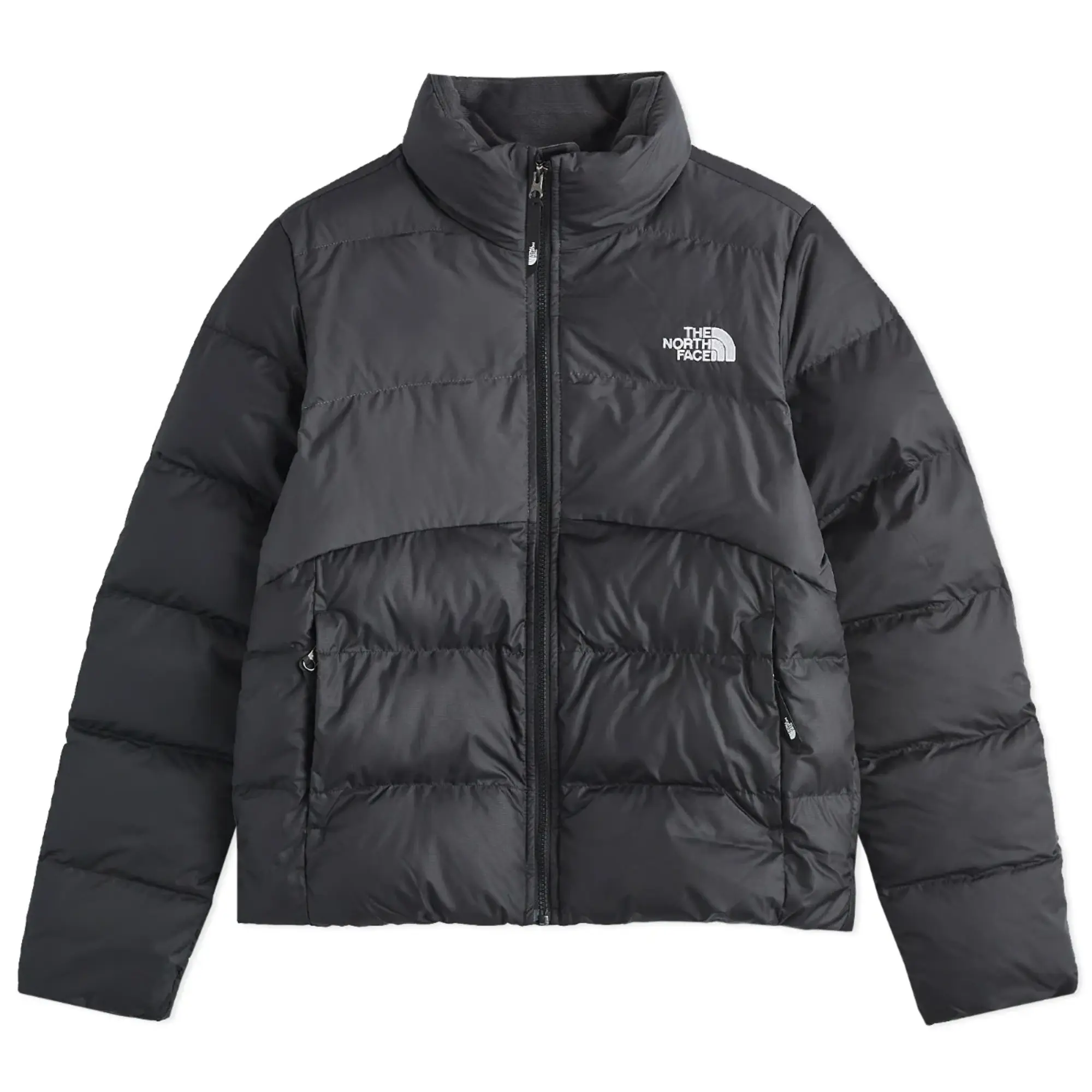 The North Face Saikuru Logo Puffer Jacket In Black