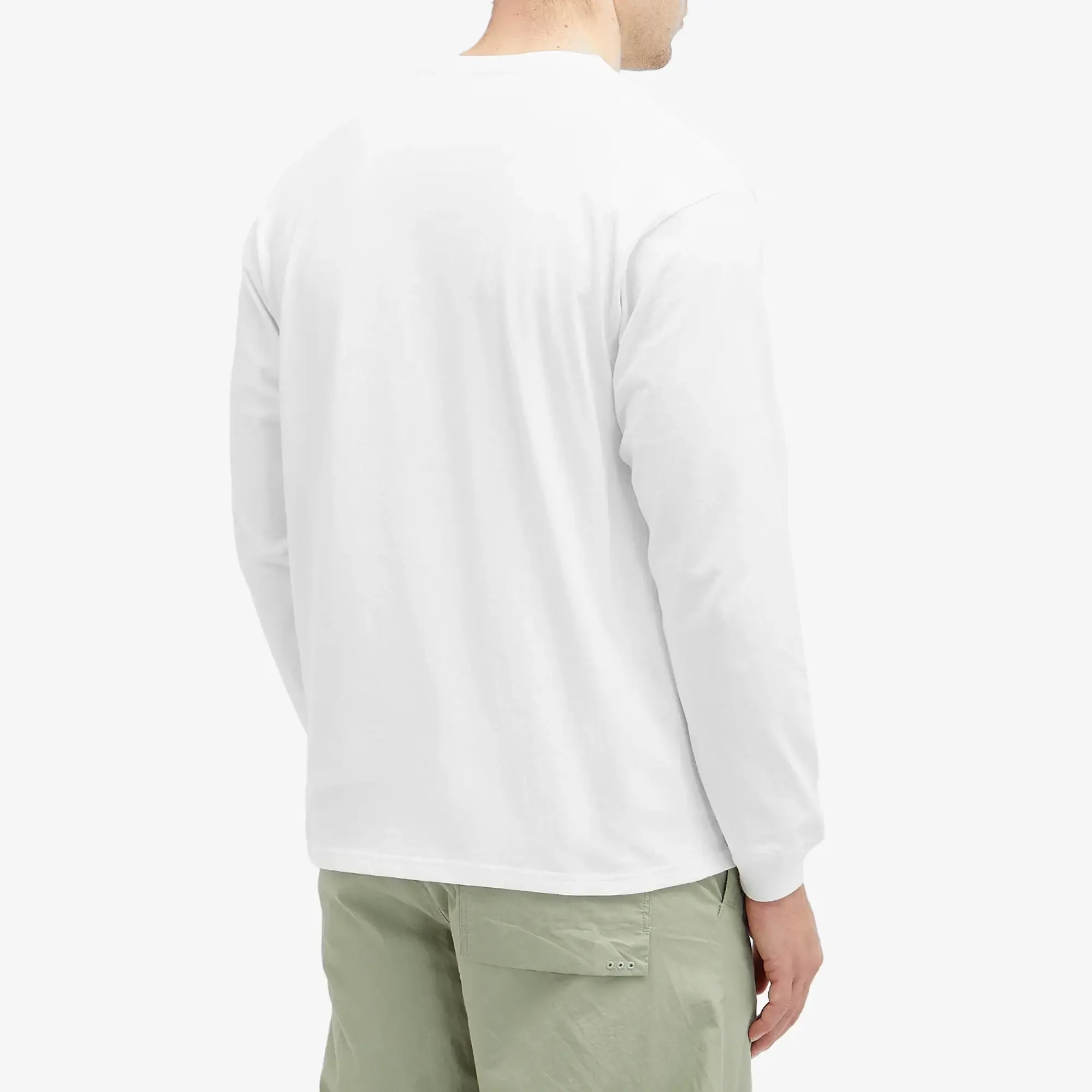 Manastash Men's Long Sleeve Hon T-Shirt White