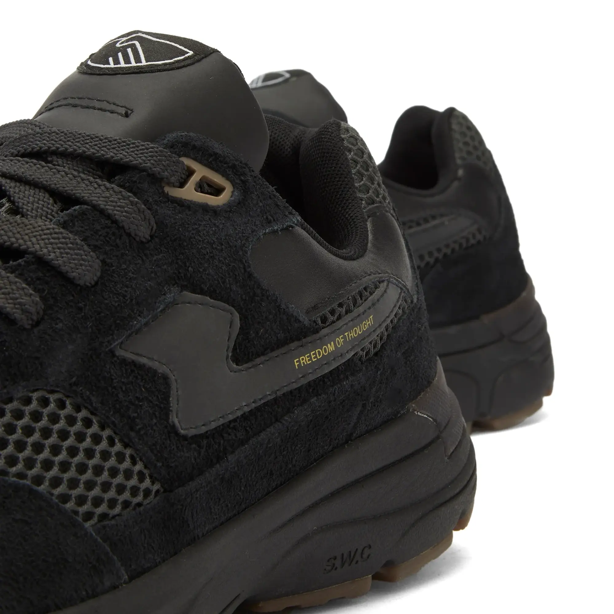 Stepney Workers Club Men's Ameil S-Strike Sneaker Tech Black