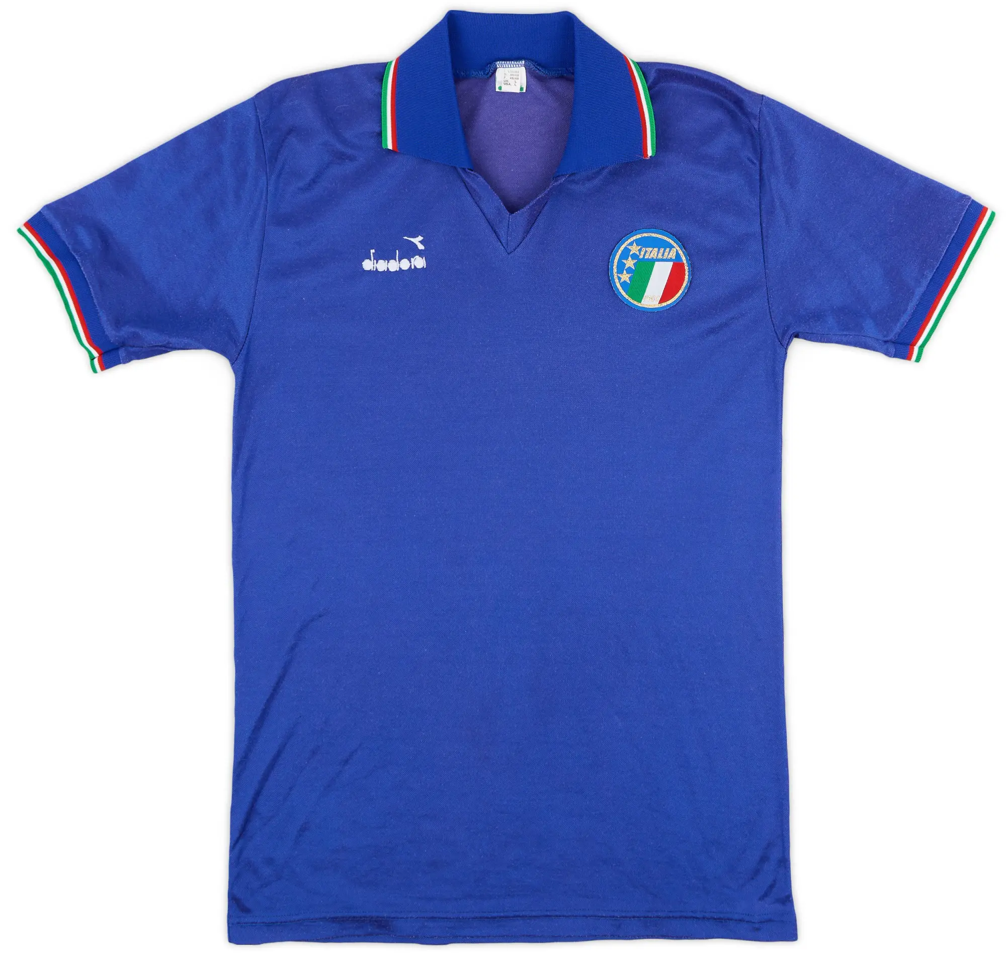 Diadora 1986-88 Italy Home Shirt - 7/10 - (L)