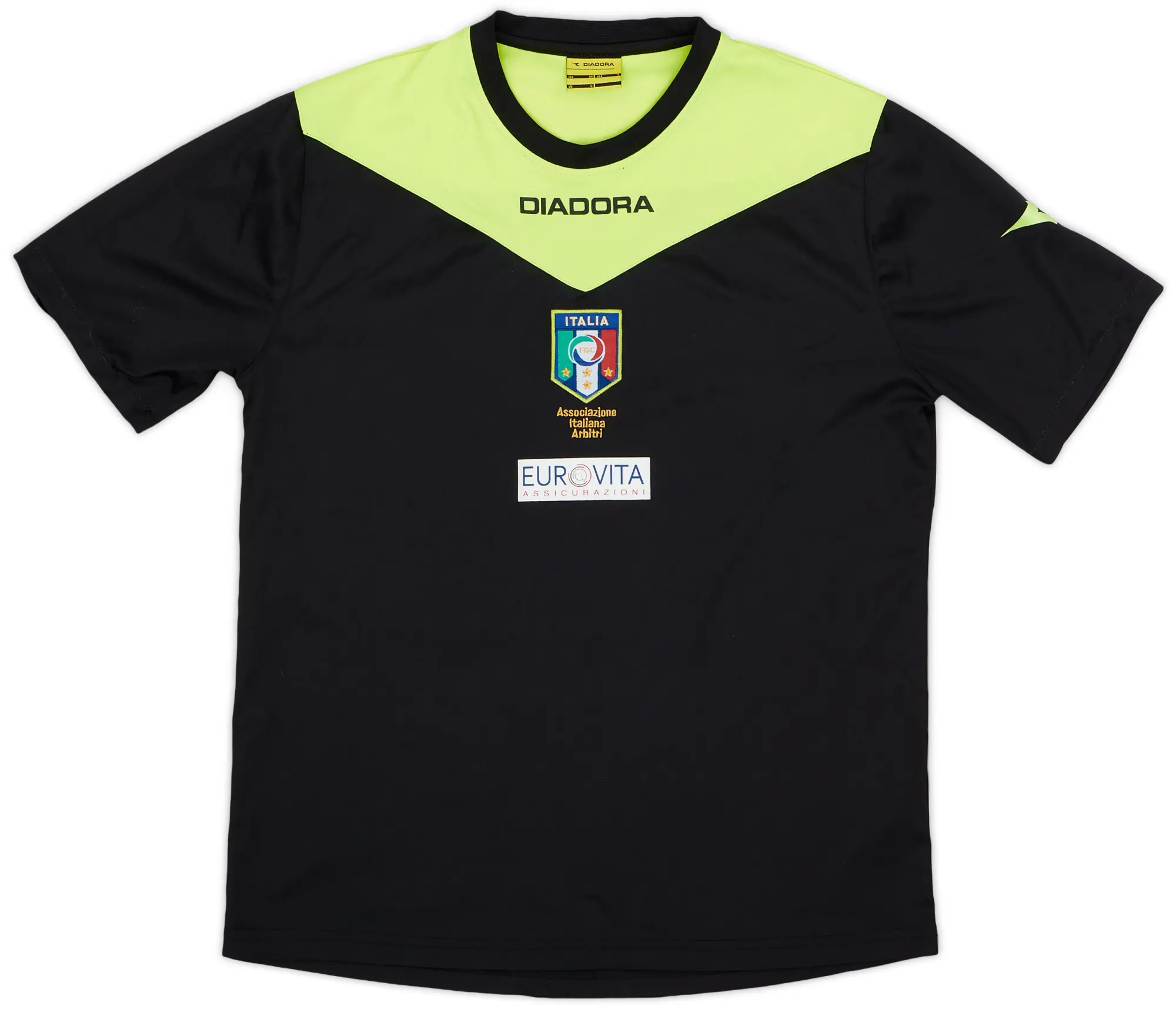 2015-16 Italy Diadora Referee Training Shirt - 7/10 - (S)