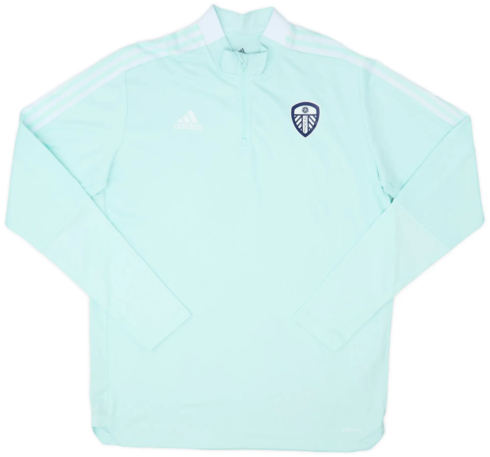 2022-23 Leeds adidas 1/4 Zip Training Top - 9/10 - (XL)