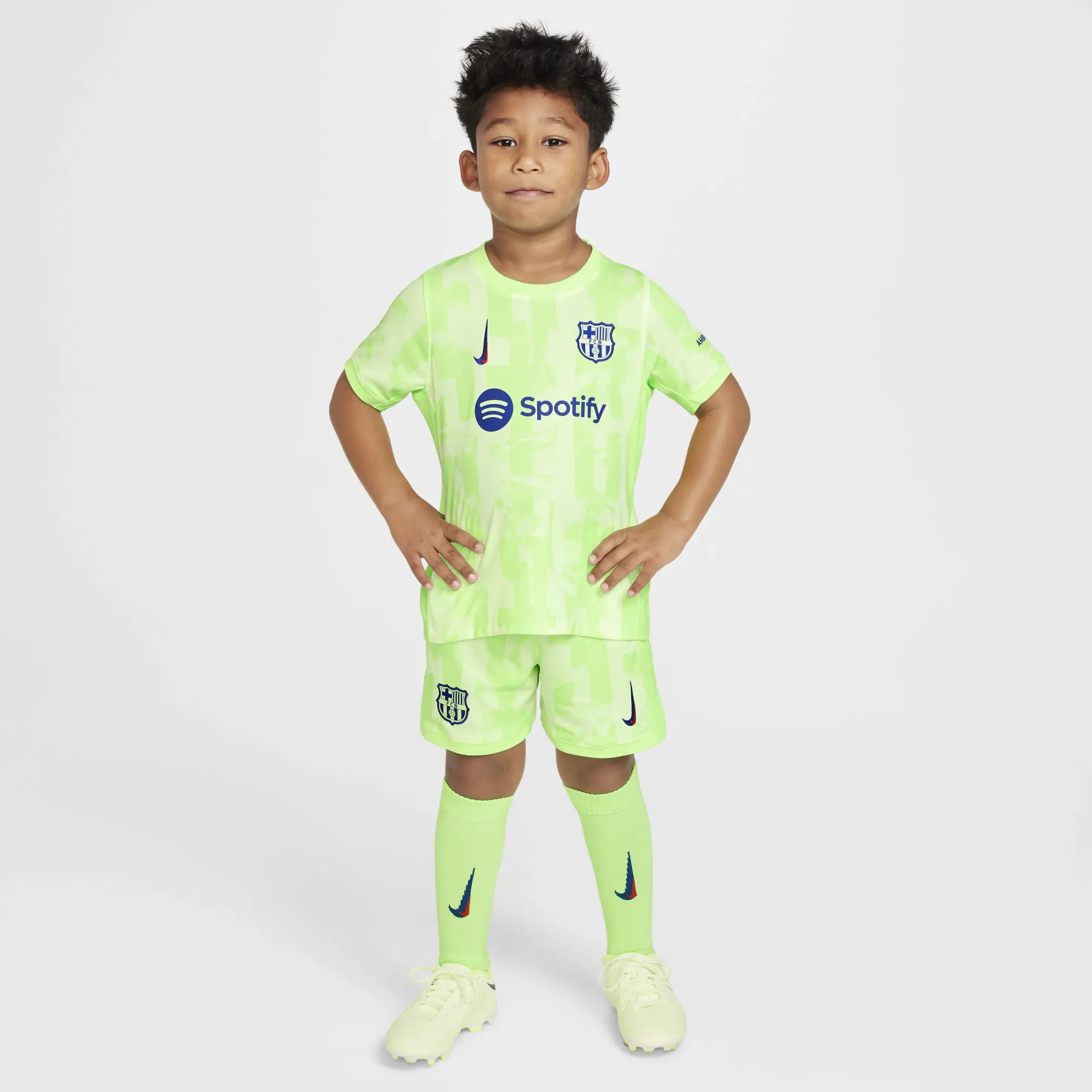 Nike Barcelona Kids SS Third Mini Kit 2024/25