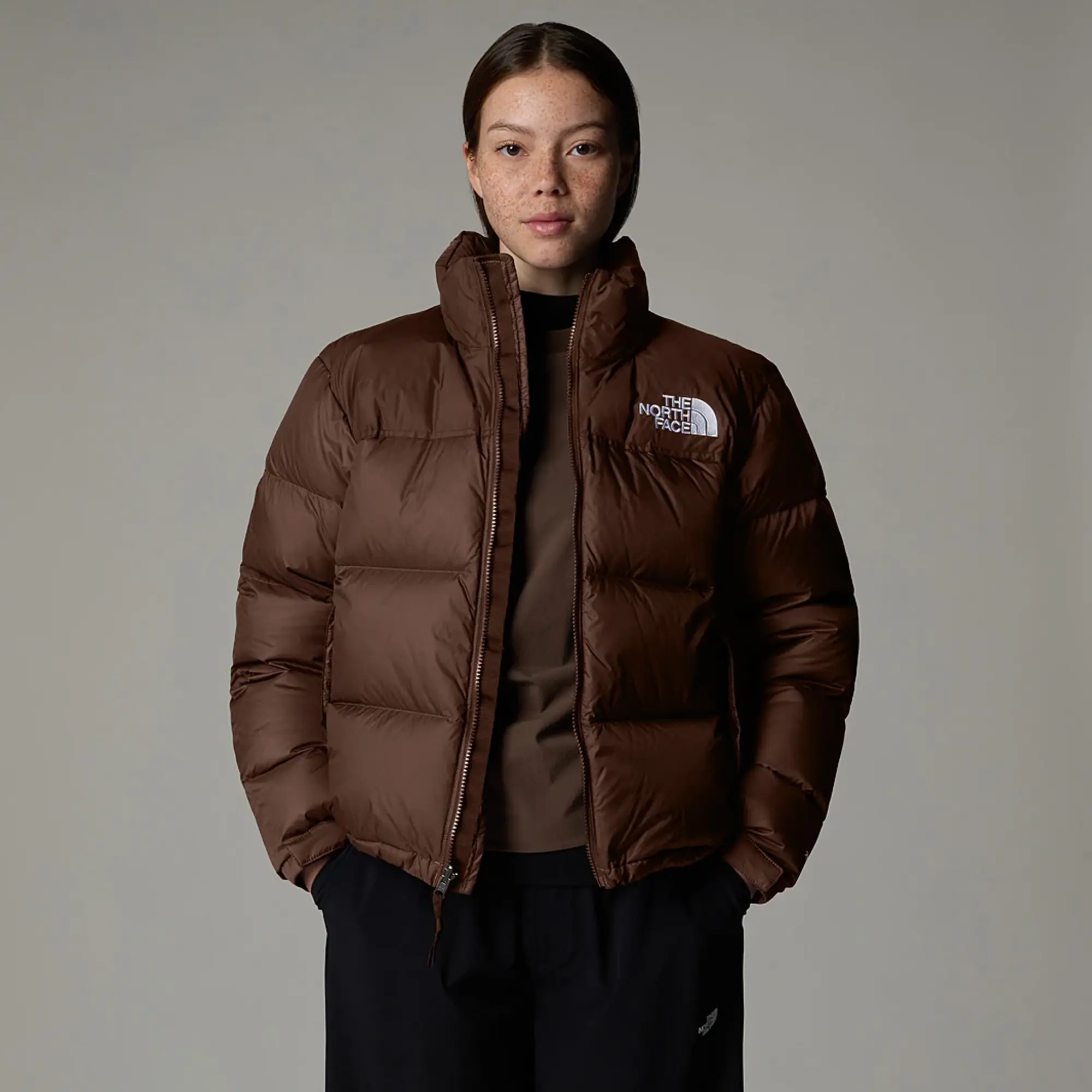 The North Face Womens 1996 Retro Nuptse Jacket - Brown - Size XL - Brown