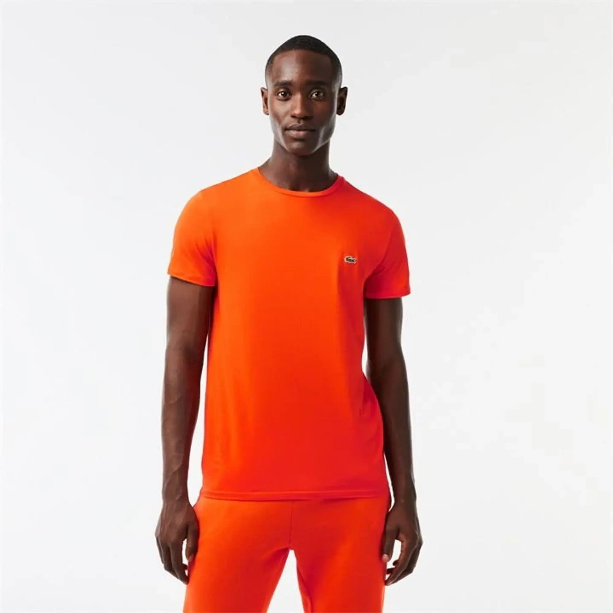 Lacoste Cotton Pima T-shirt - Dark Orange