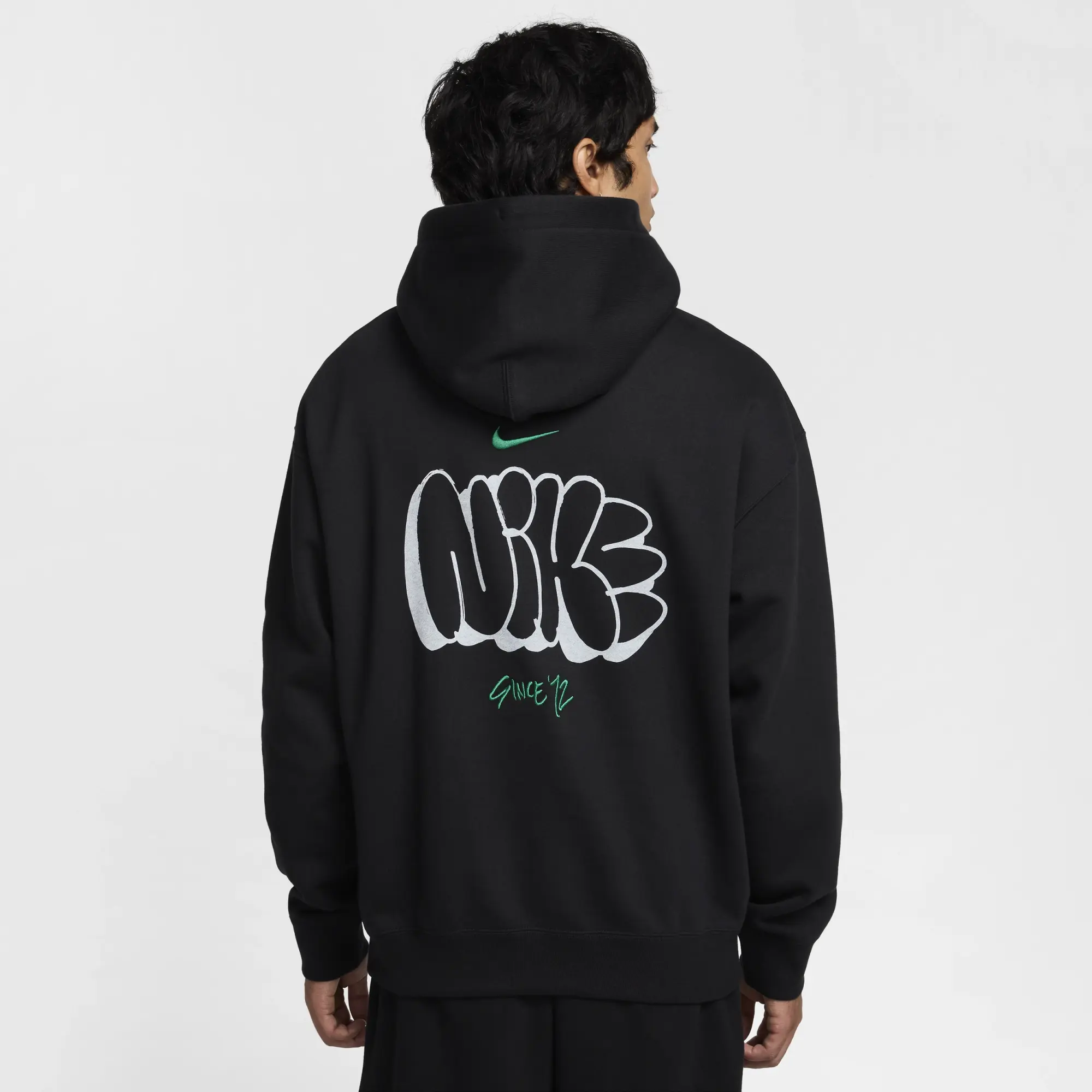 Nike Solo Fleece Hoodie Black/Malachite