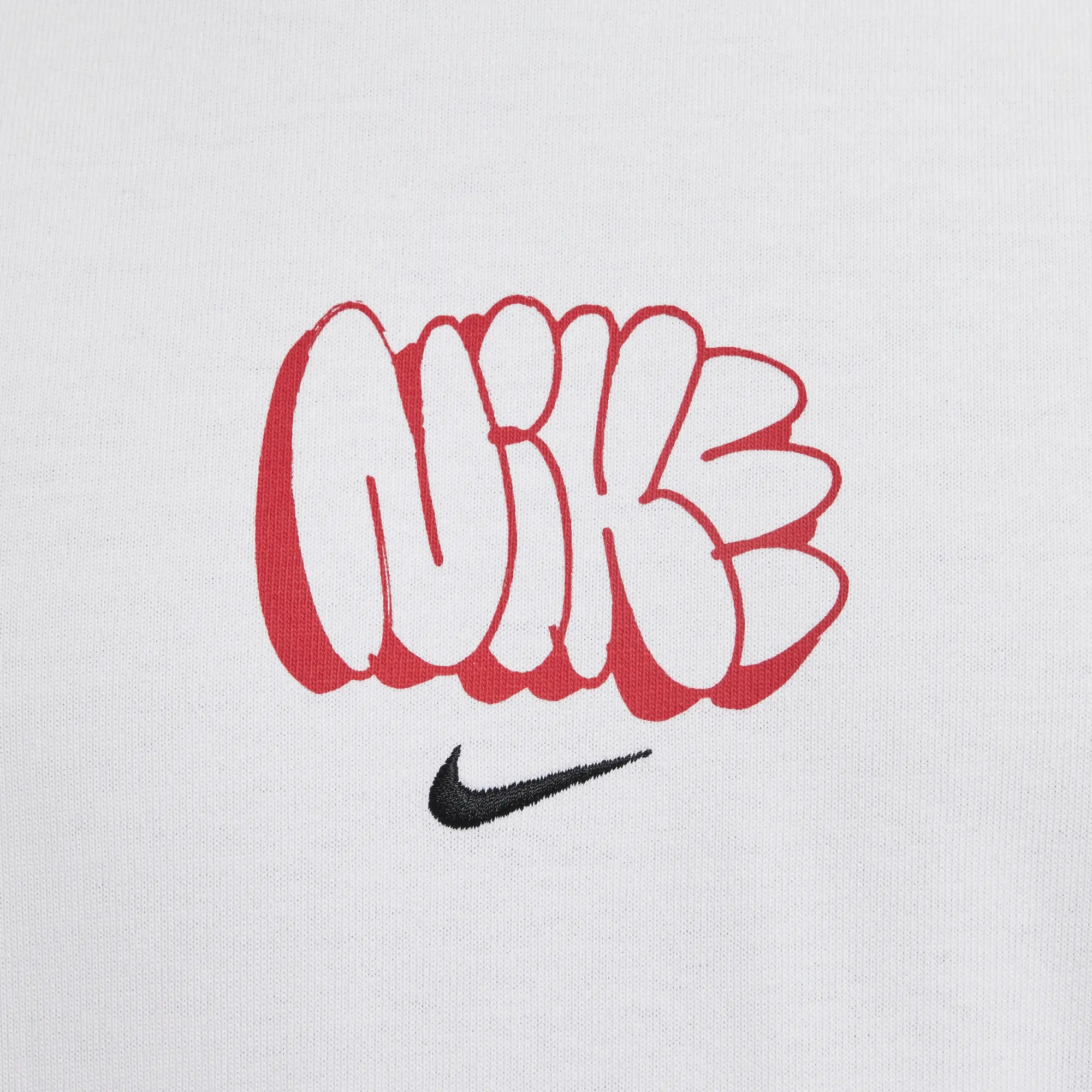 Nike Solo Swoosh Graffiti T-Shirt, White