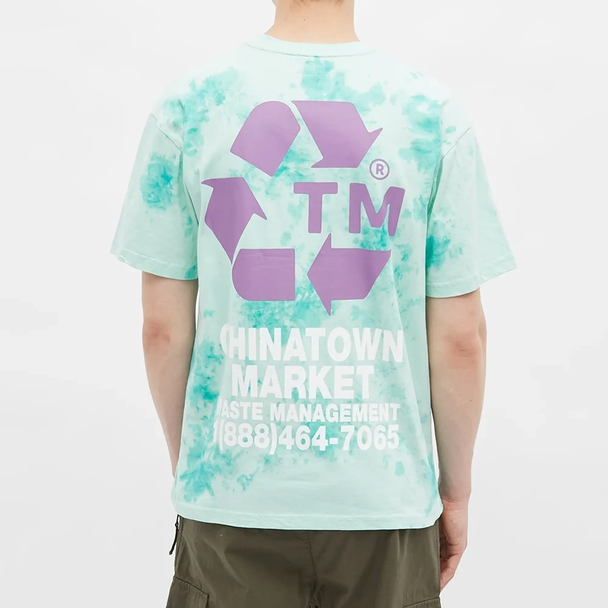 END. x Chinatown MARKET Men's Waste Management T-Shirt Green