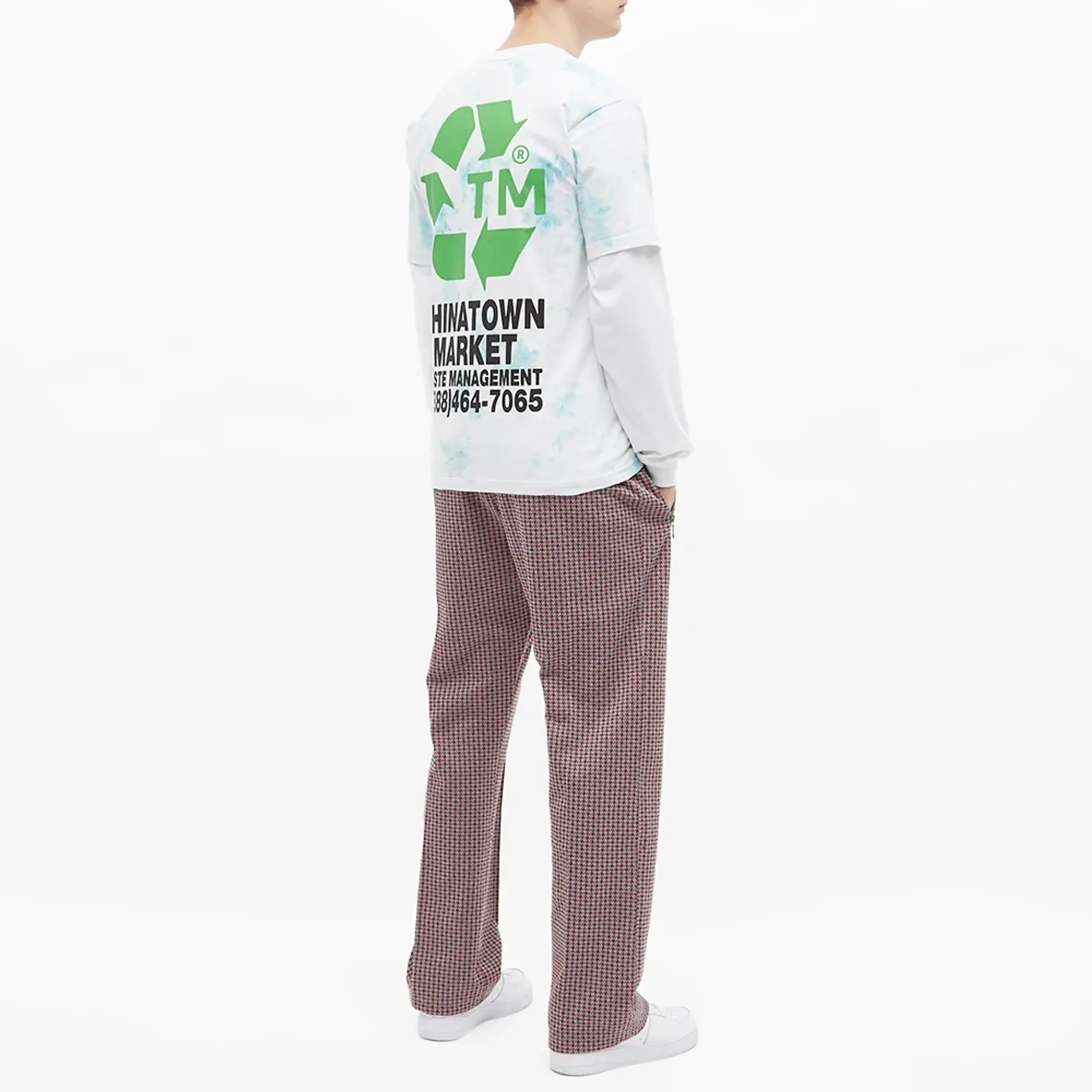 END. x Chinatown MARKET Men's Waste Management T-Shirt White