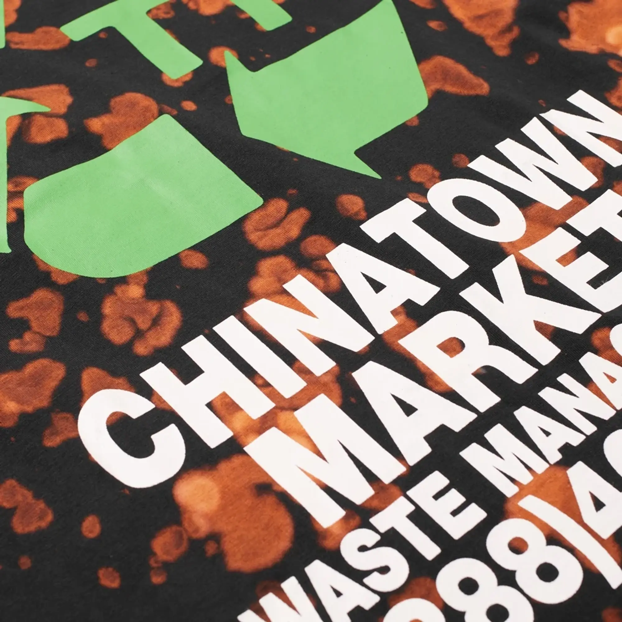 END. x Chinatown MARKET Men's Waste Management T-Shirt Black