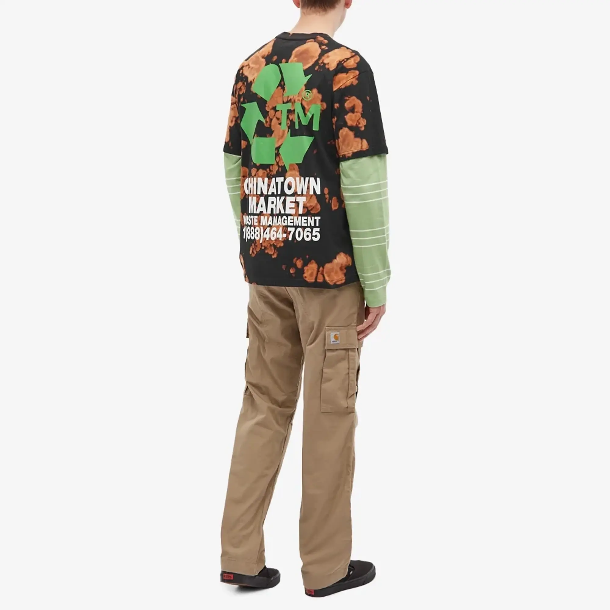 END. x Chinatown MARKET Men's Waste Management T-Shirt Black