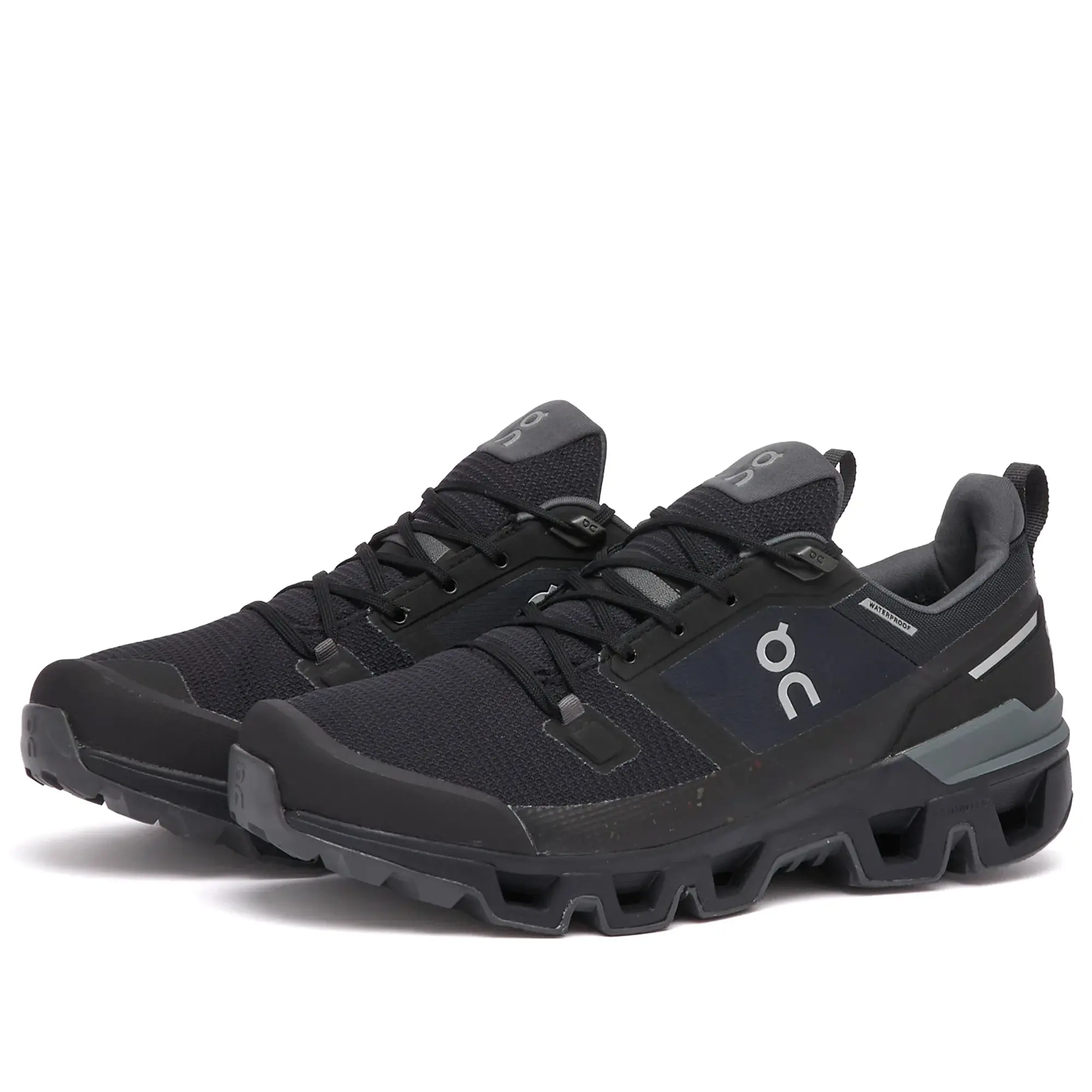 ON Men's Running Cloudwander Waterproof Black/Eclipse