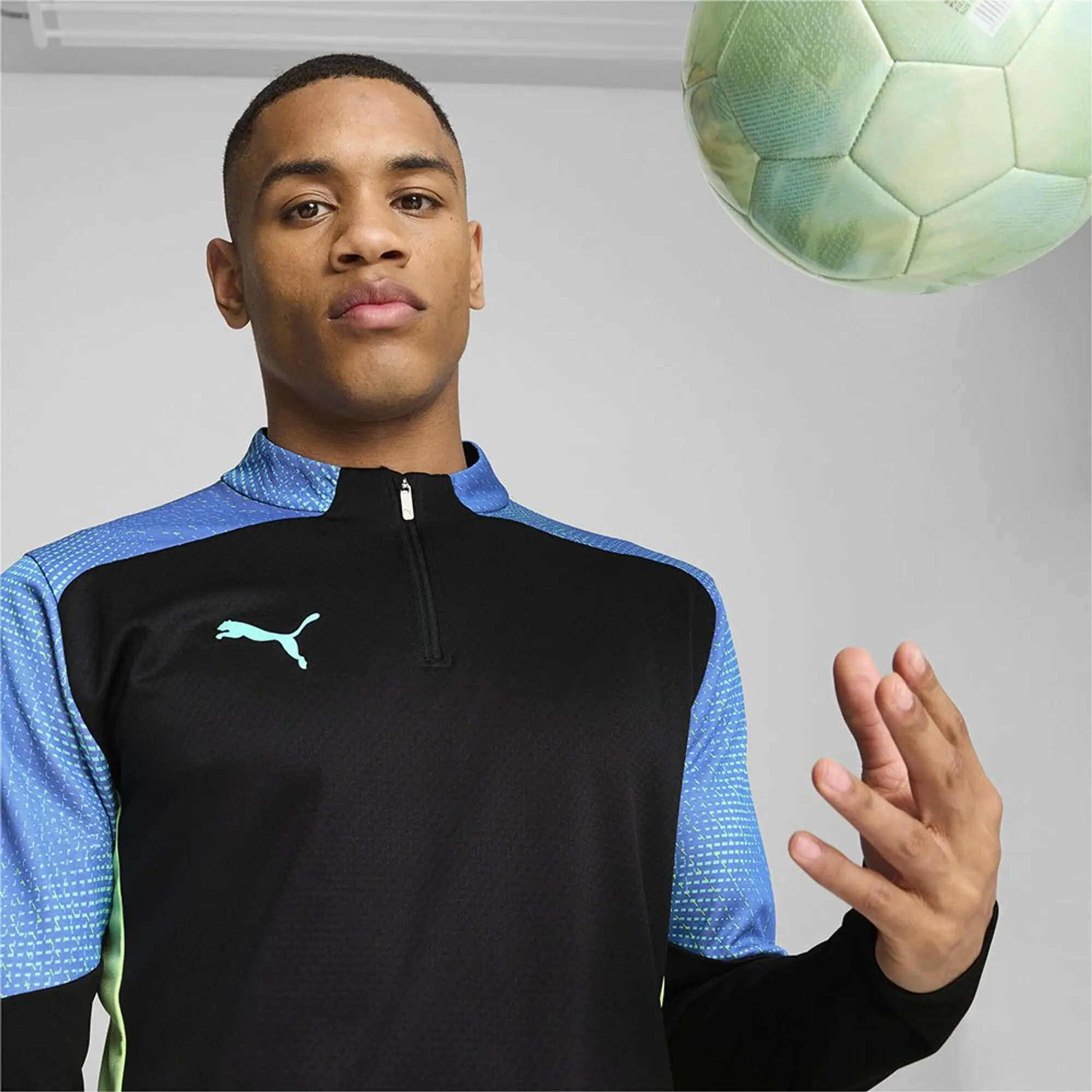 Puma Individual Final 1 4 Zip Shirt