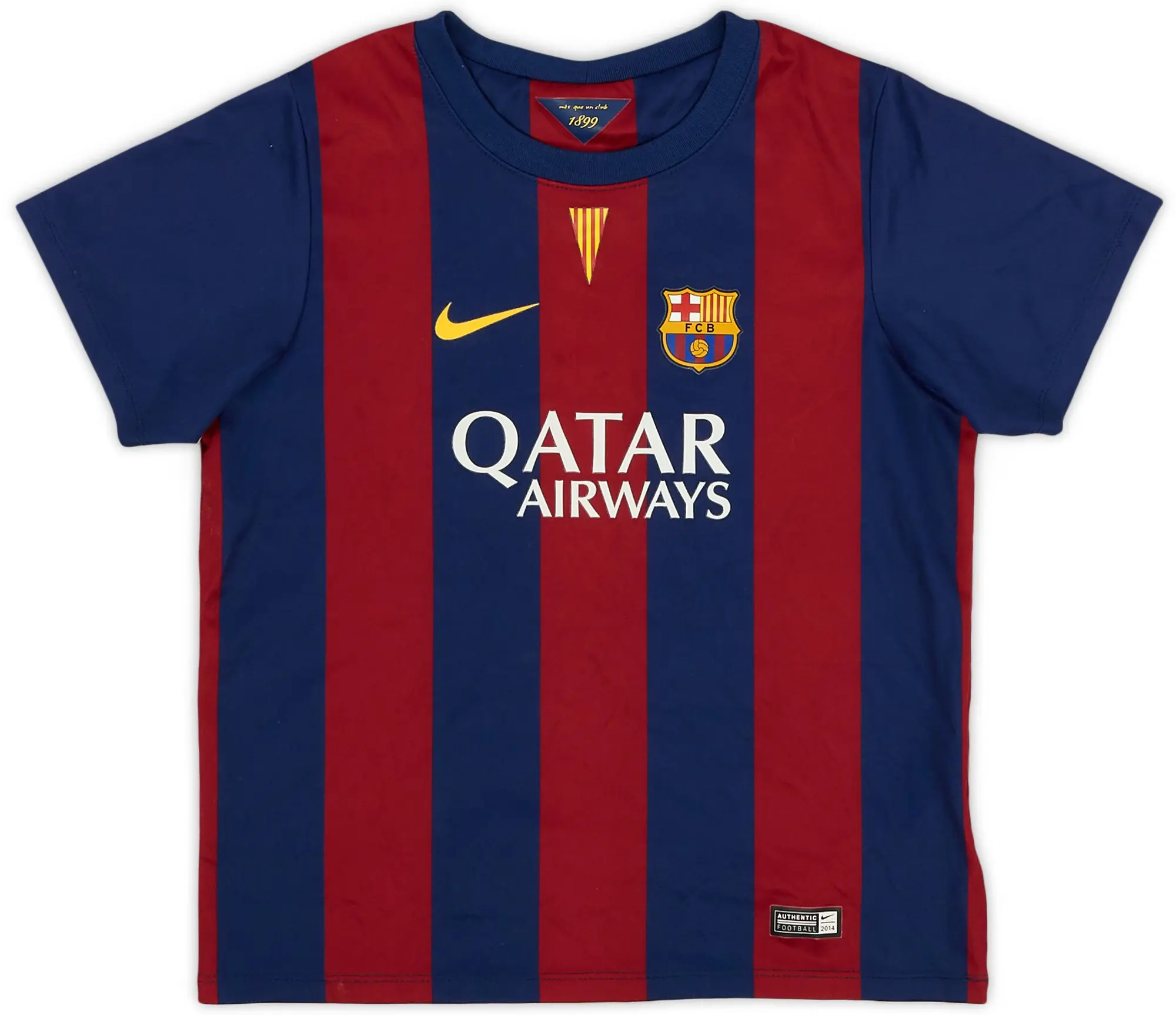 Nike 2014-15 Barcelona Home Shirt - 8/10 - (7-8 Years)