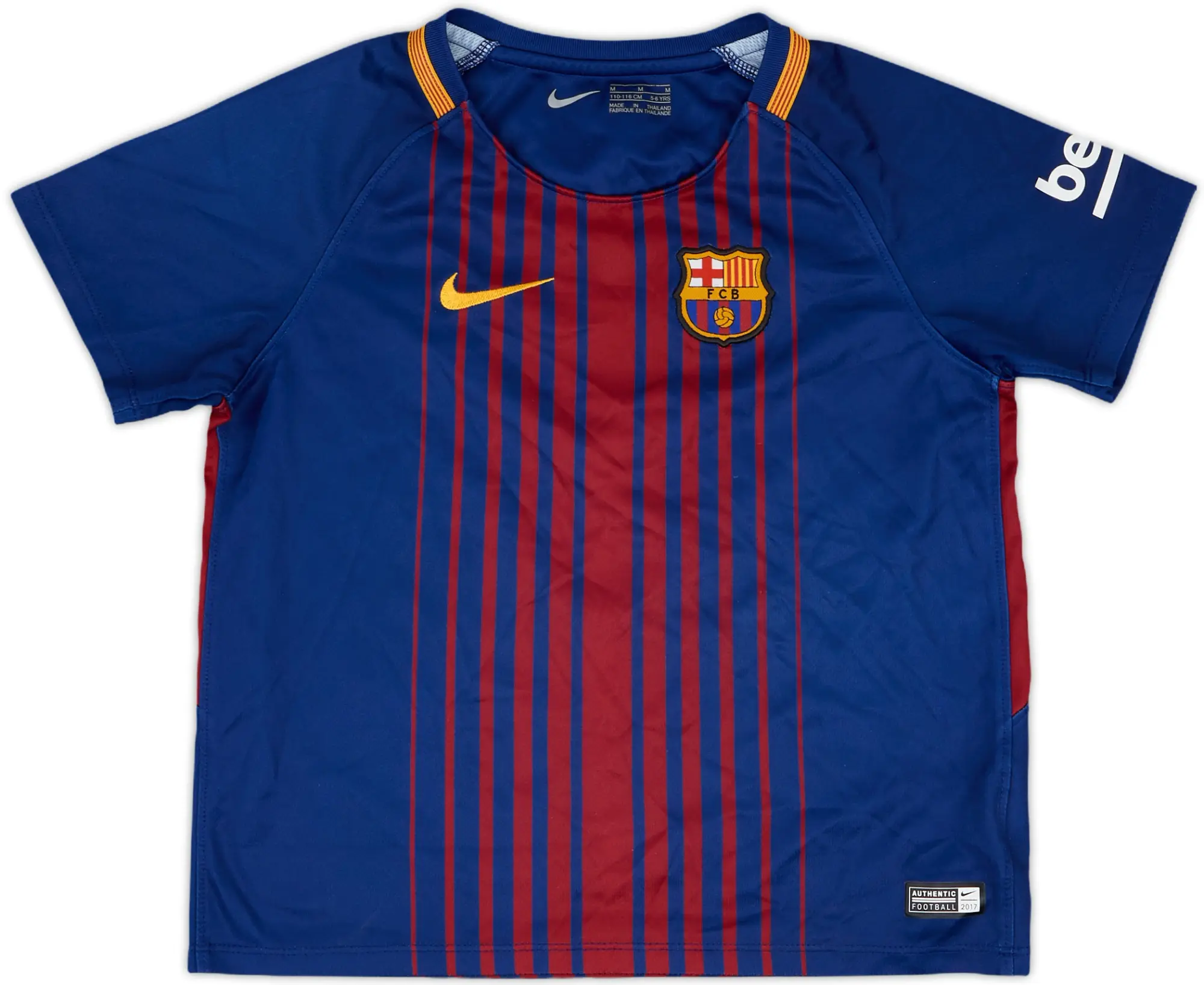 Nike 2017-18 Barcelona Home Shirt Messi #10 (S)