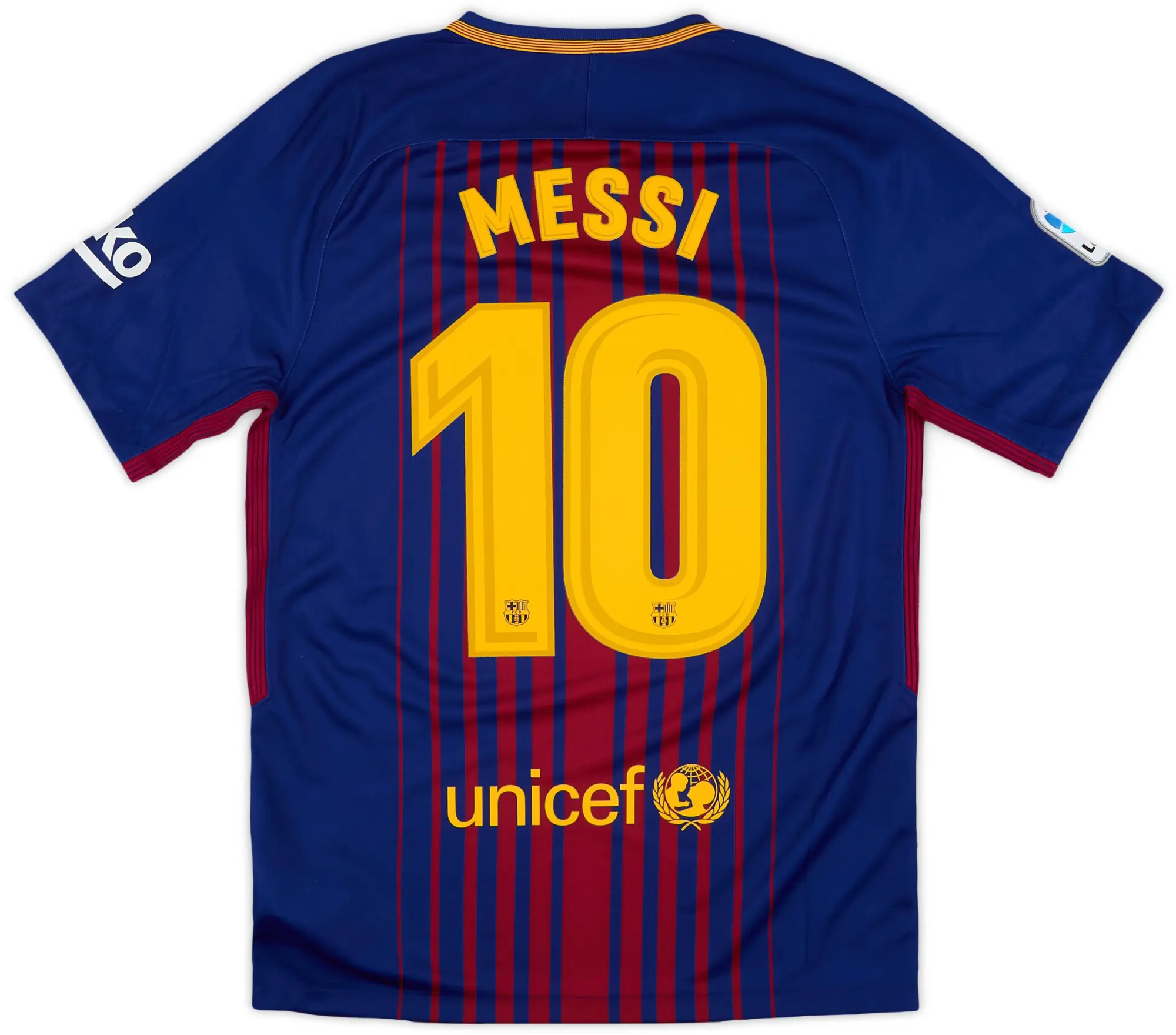 Nike 2017-18 Barcelona Home Shirt Messi #10 (S)