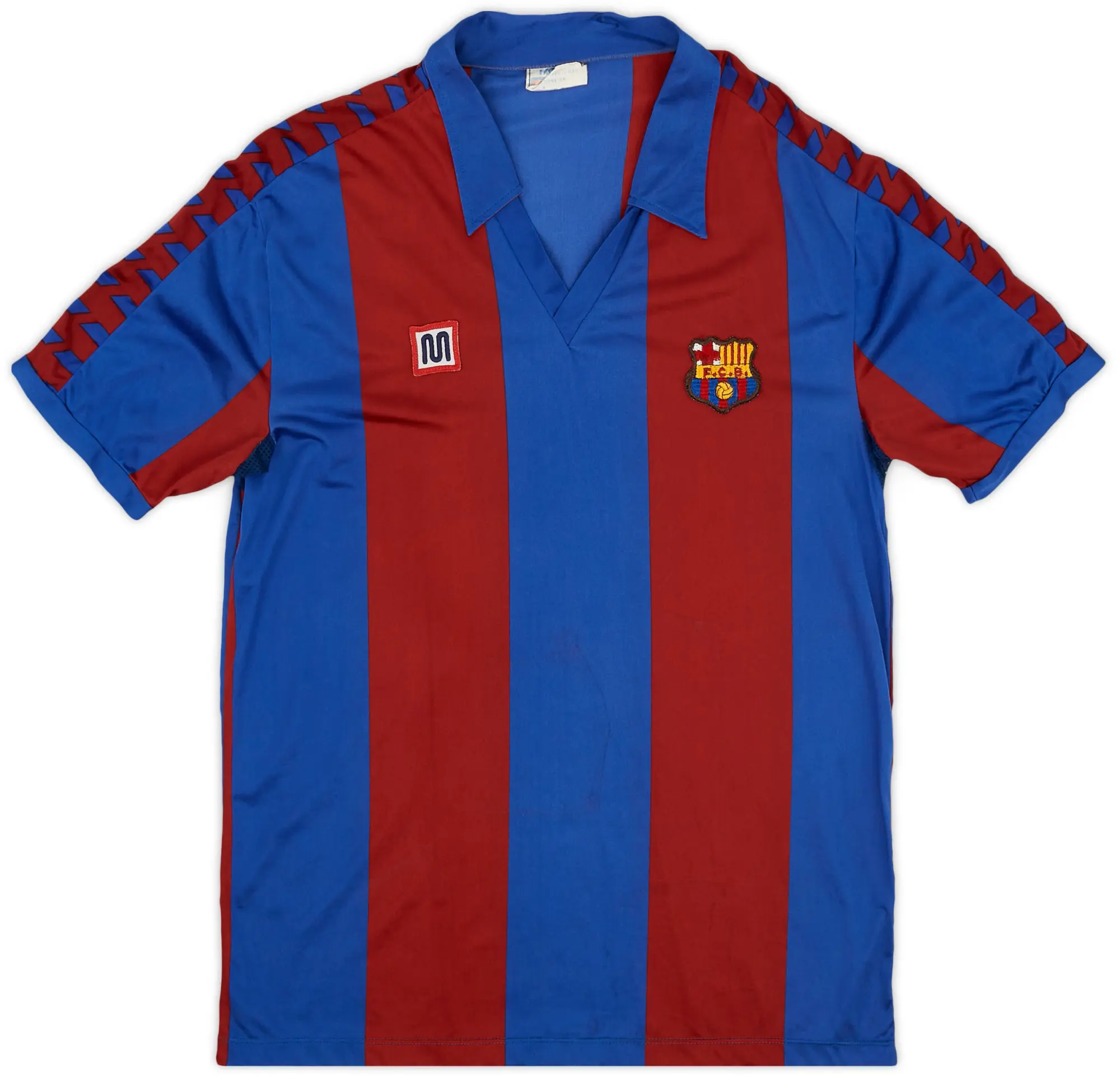Meyba 1984-89 Barcelona Home Shirt - 8/10 - (XL)