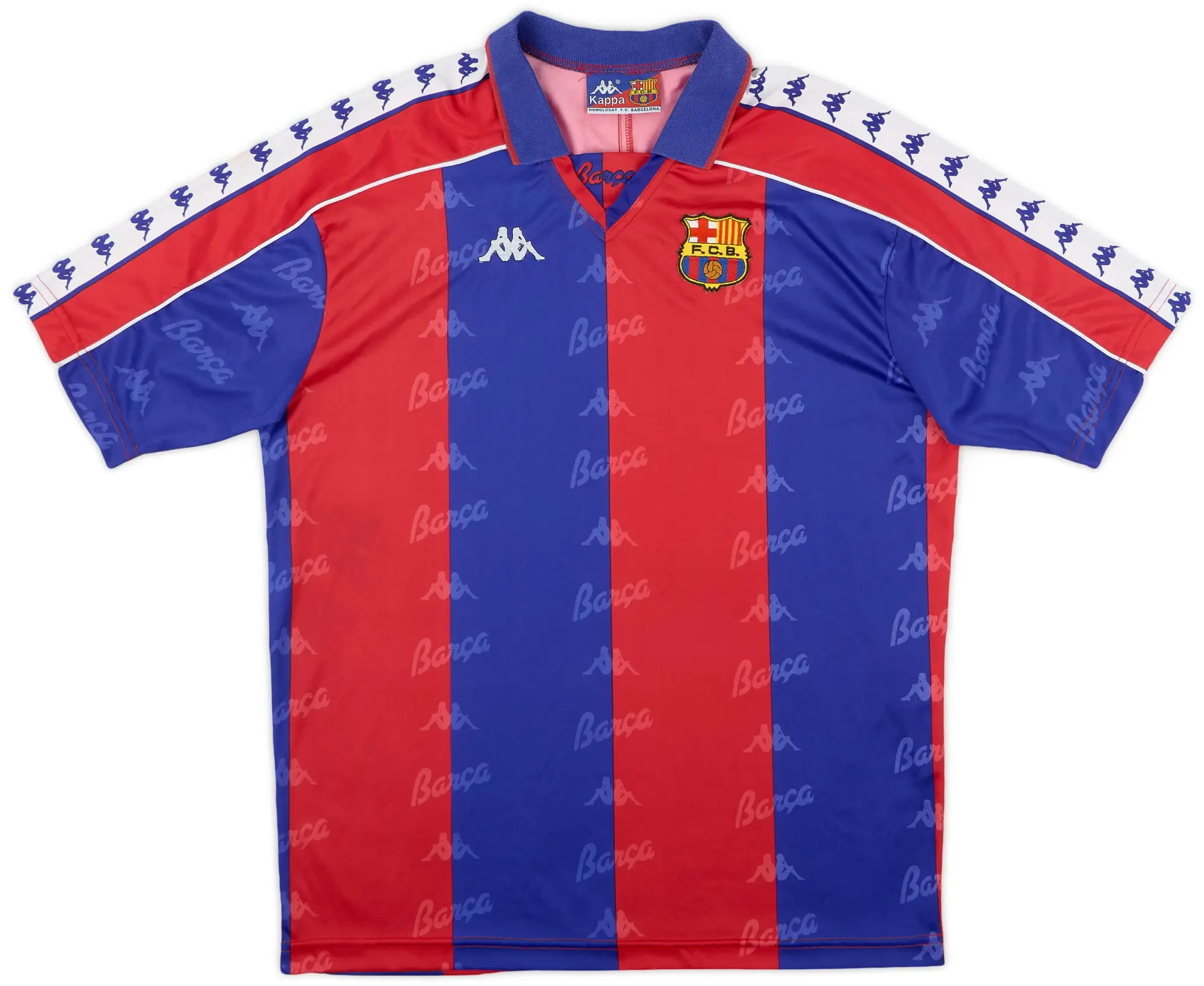 Kappa 1992-95 Barcelona Home Shirt - 8/10 - (L)