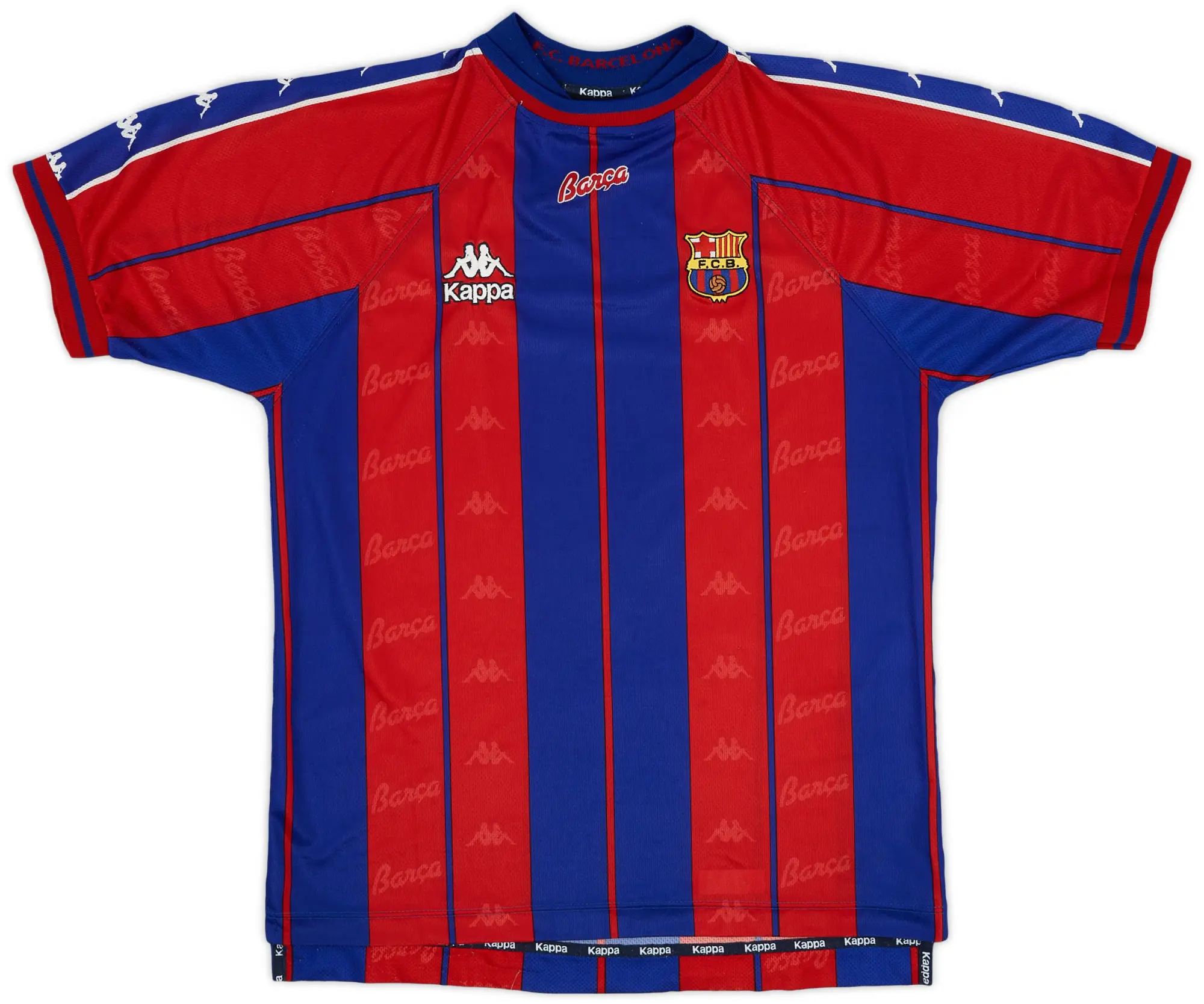 Kappa 1997-98 Barcelona Home Shirt - 8/10 - (L)