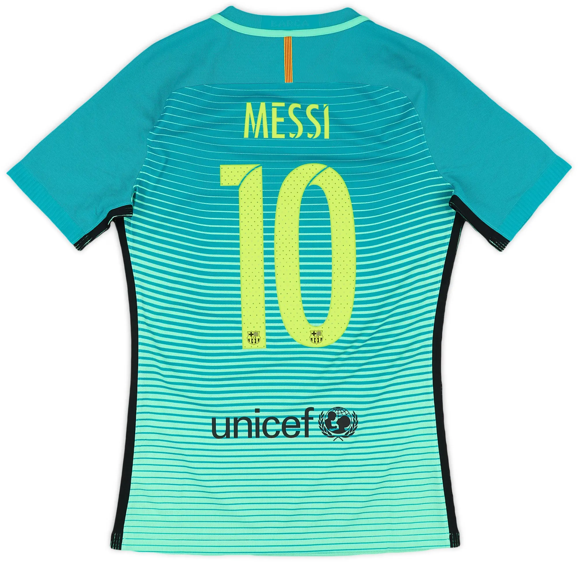 Nike 2016-17 Barcelona Authentic Third Shirt Messi #10 (M)