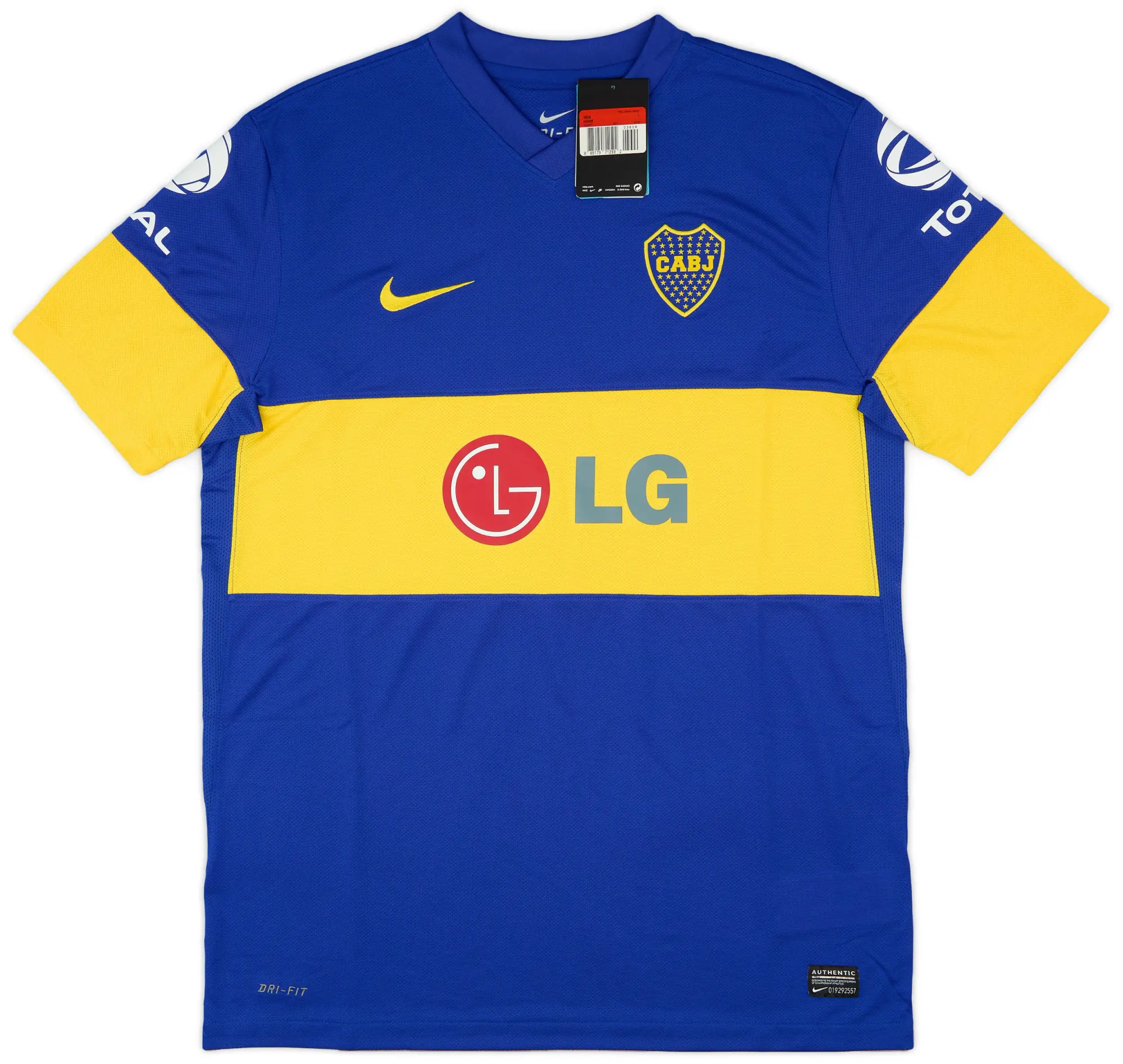 Nike 2011-12 Boca Juniors Home Shirt (L)