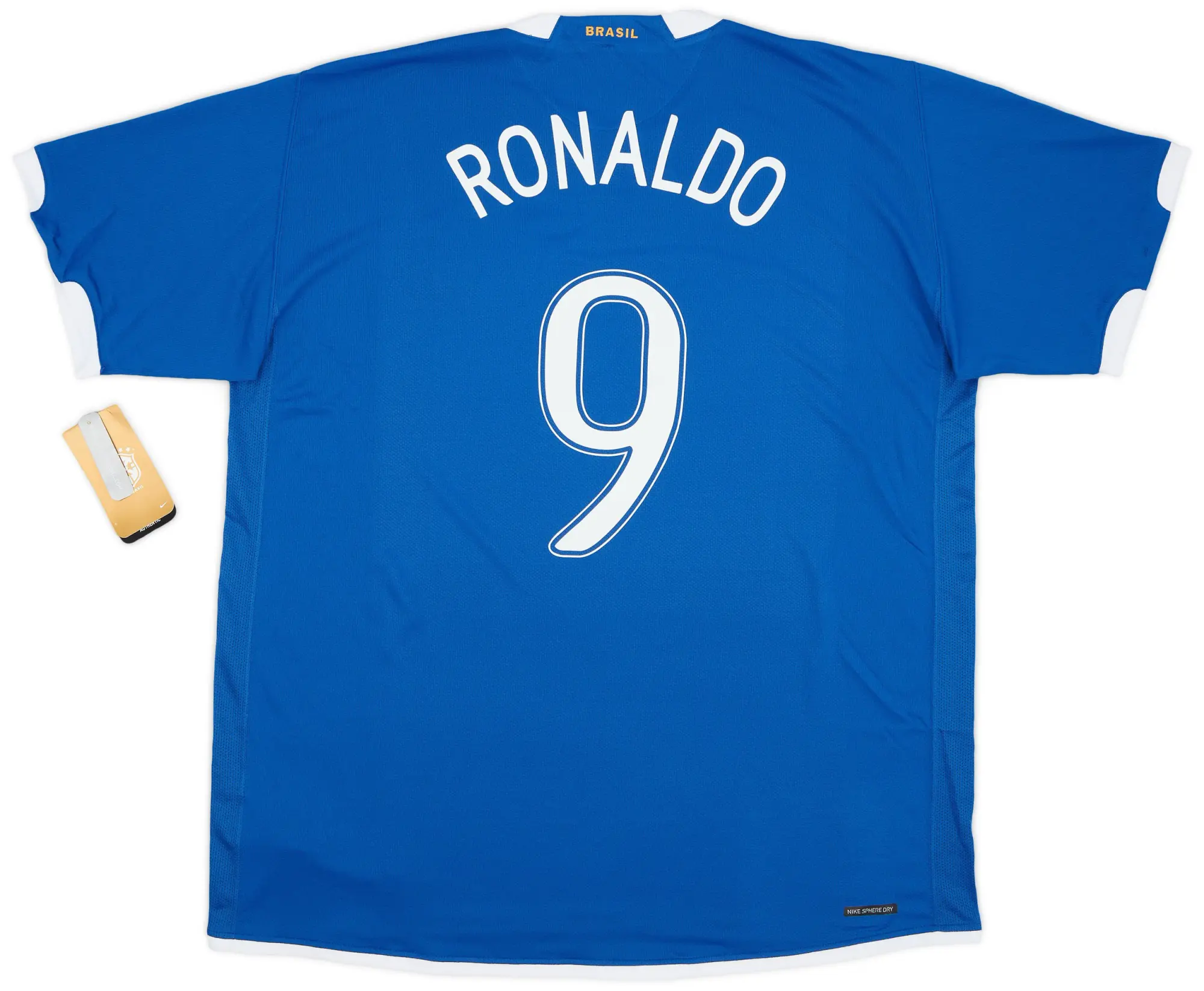 Nike 2006-07 Brazil Away Shirt Ronaldo #9 (XXL)