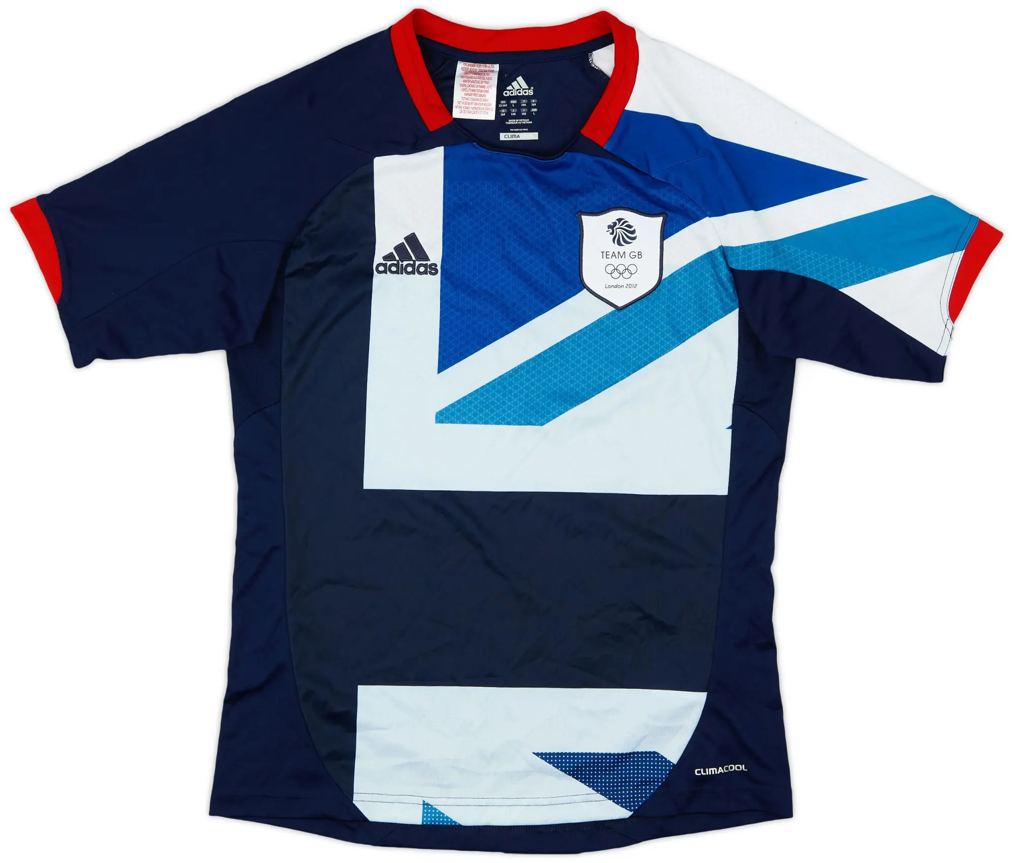 adidas 2012 Team GB Olympic Home Shirt - 6/10 - (L.Boys)