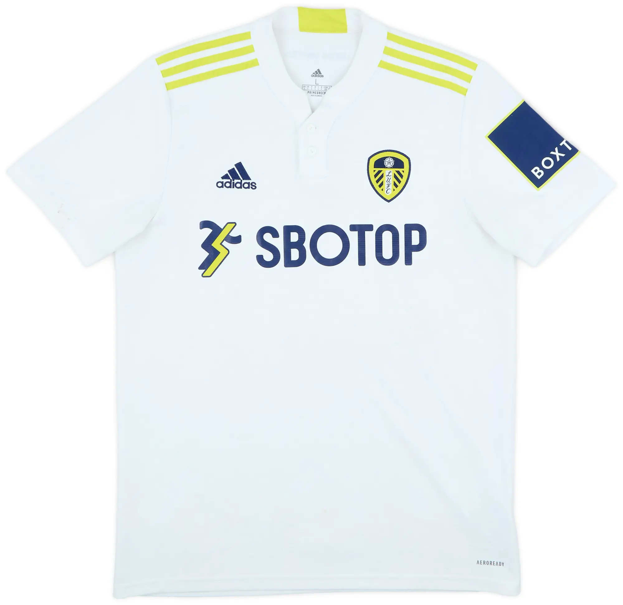 adidas 2021-22 Leeds United Home Shirt - 5/10 - (L)