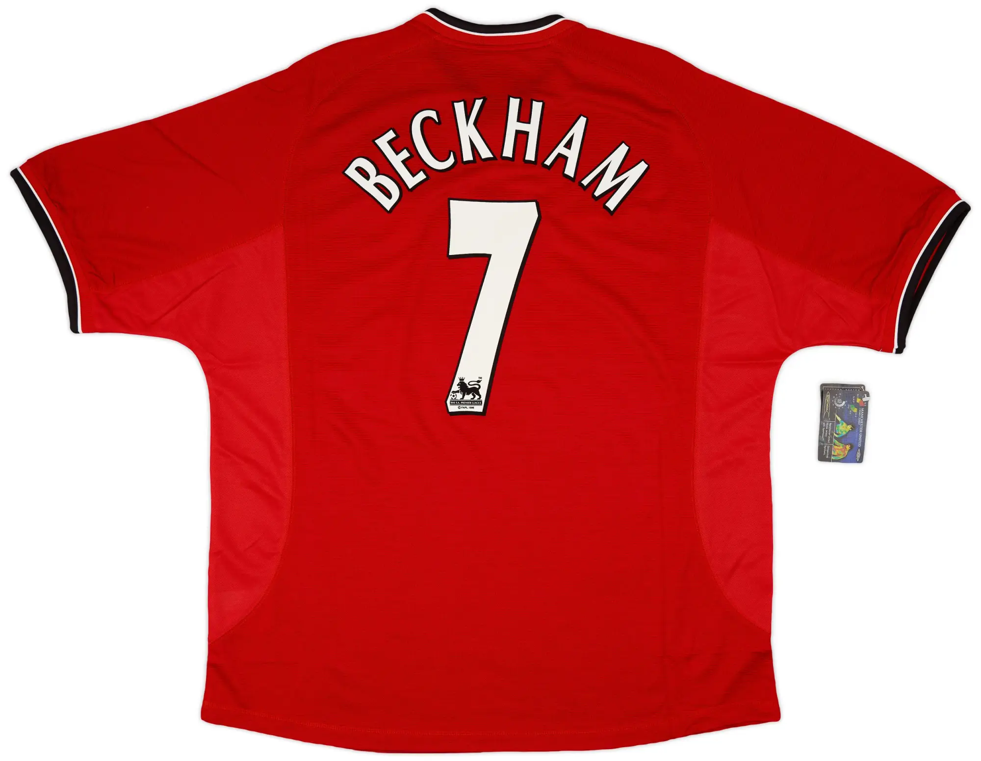 Umbro 2000-02 Manchester United Home Shirt Beckham #7 (XXL)