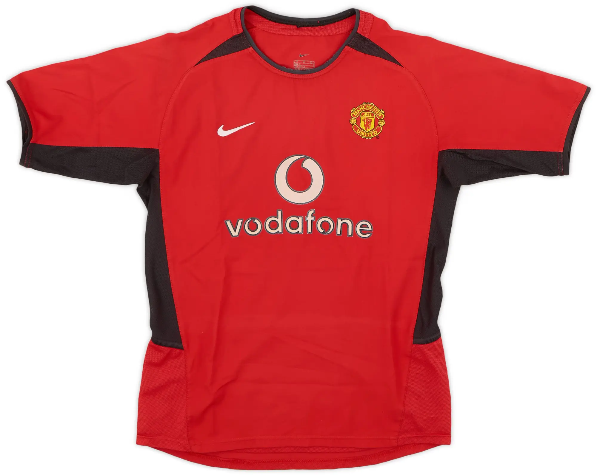 Nike 2002-04 Manchester United Home Shirt - 7/10 - (M.Boys)